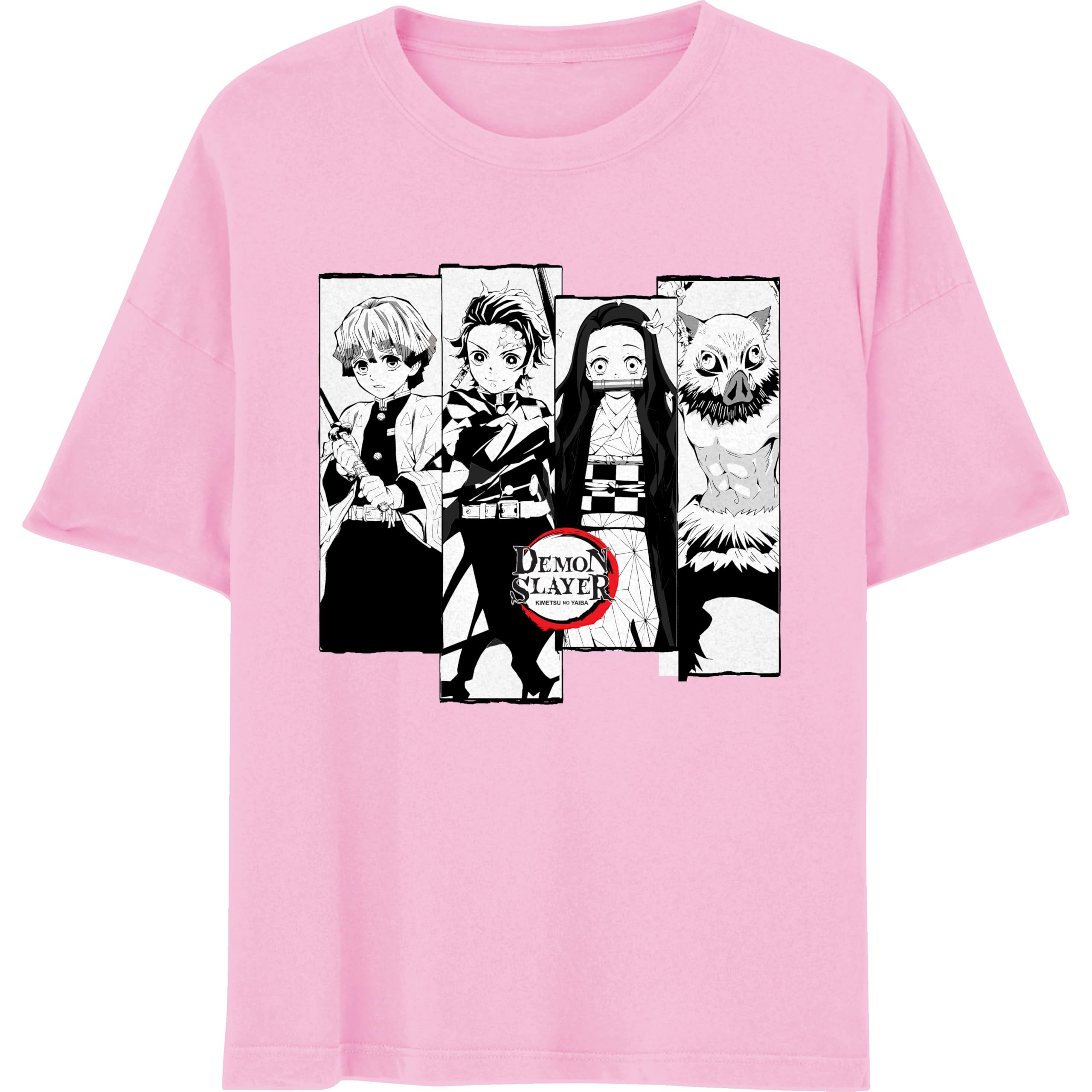 Demon Slayer Anime Manga Characters Graphic T-Shirt for Men & Women - Casual Short Sleeve Tee for Cosplay, Anime Conventions & Everyday Wear