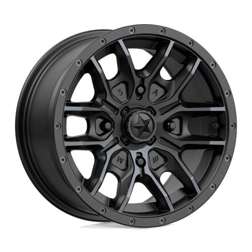MA43 14x7 4x137 Black Truck Wheel Rim 10mm Offset - M43-04737 | Perfect for Off-Roading, Truck Upgrades & Custom Builds