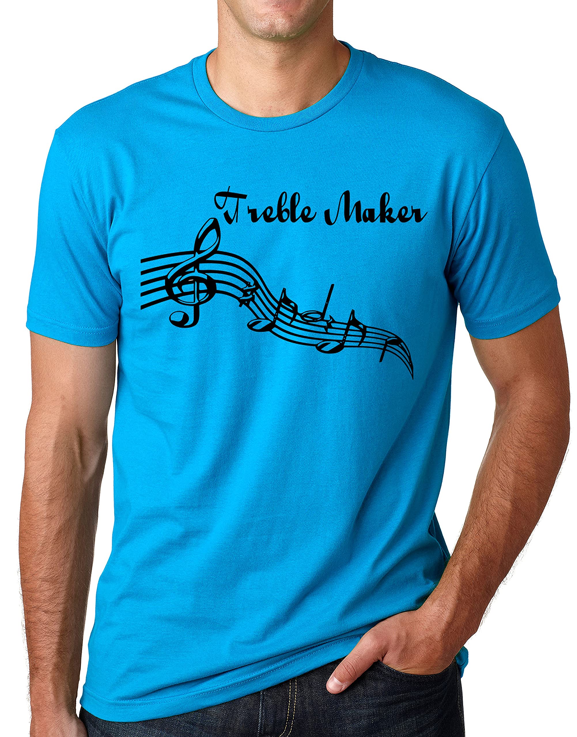 Funny Musician T-Shirt - Think Out Loud Apparel Treble Maker | Gift for Music Lovers, Band Members & Concert Goers | Perfect for Music Festivals, Gigs & Casual Wear