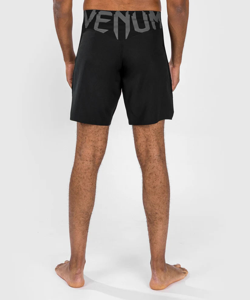 VENUM MMA Shorts 5.0 - Lightweight Fight Shorts for Men, Black/White - Perfect for MMA Training, BJJ & Combat Sports
