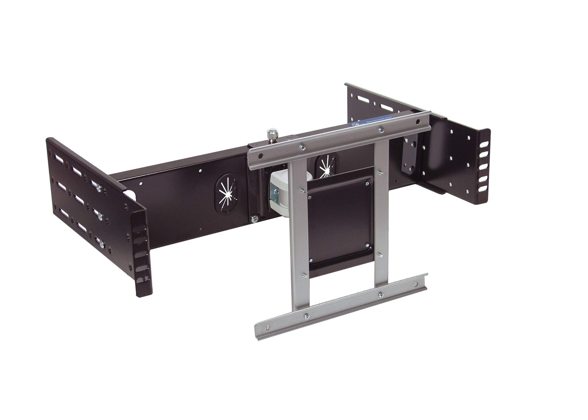 RLCD-FRAME2BK12-K3 Universal VESA LCD Monitor/TV Rack Mount Adapter Kit - Compatible with 15