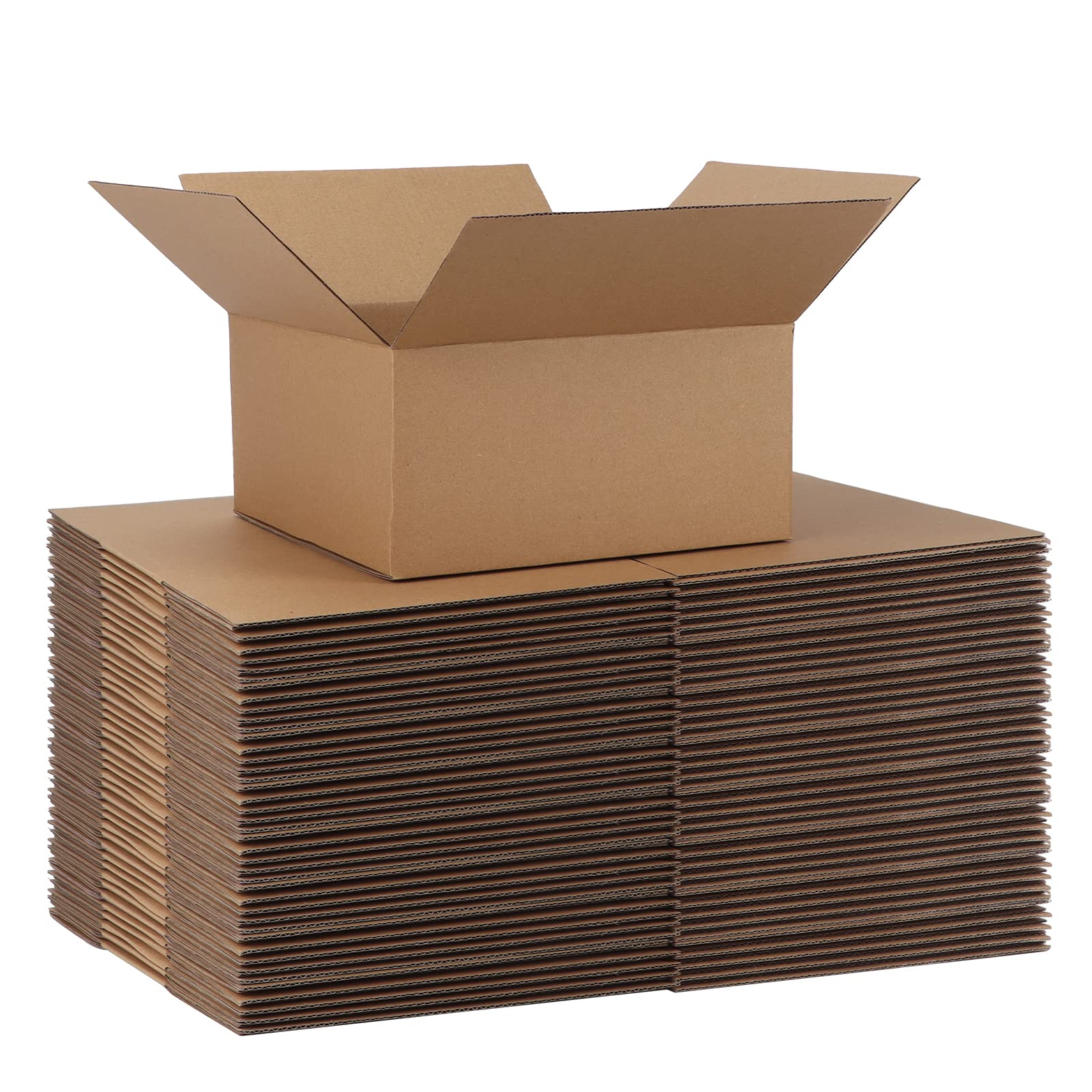 CRUGLA 40 Packs 8x8x4 Corrugated Cardboard Shipping Boxes - Durable Mailers for Small Business Packaging & Ecommerce Shipping | Perfect for Amazon FBA, USPS, UPS & Home Storage