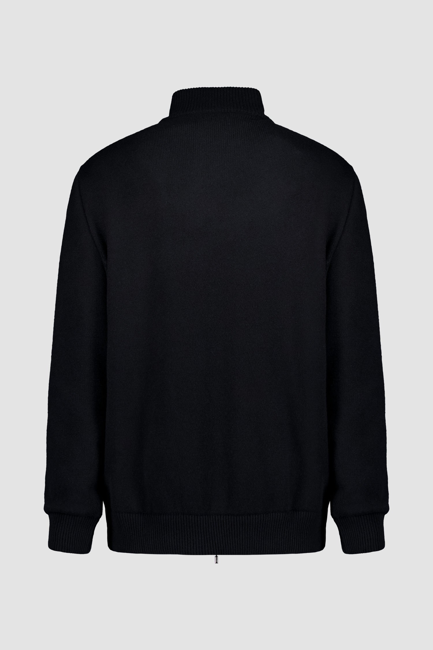 Zilli Black Zipped Cardigan for Women - Stylish Lightweight Knit Jacket with Front Pockets | Perfect for Office, Casual Outfits & Fall Layering