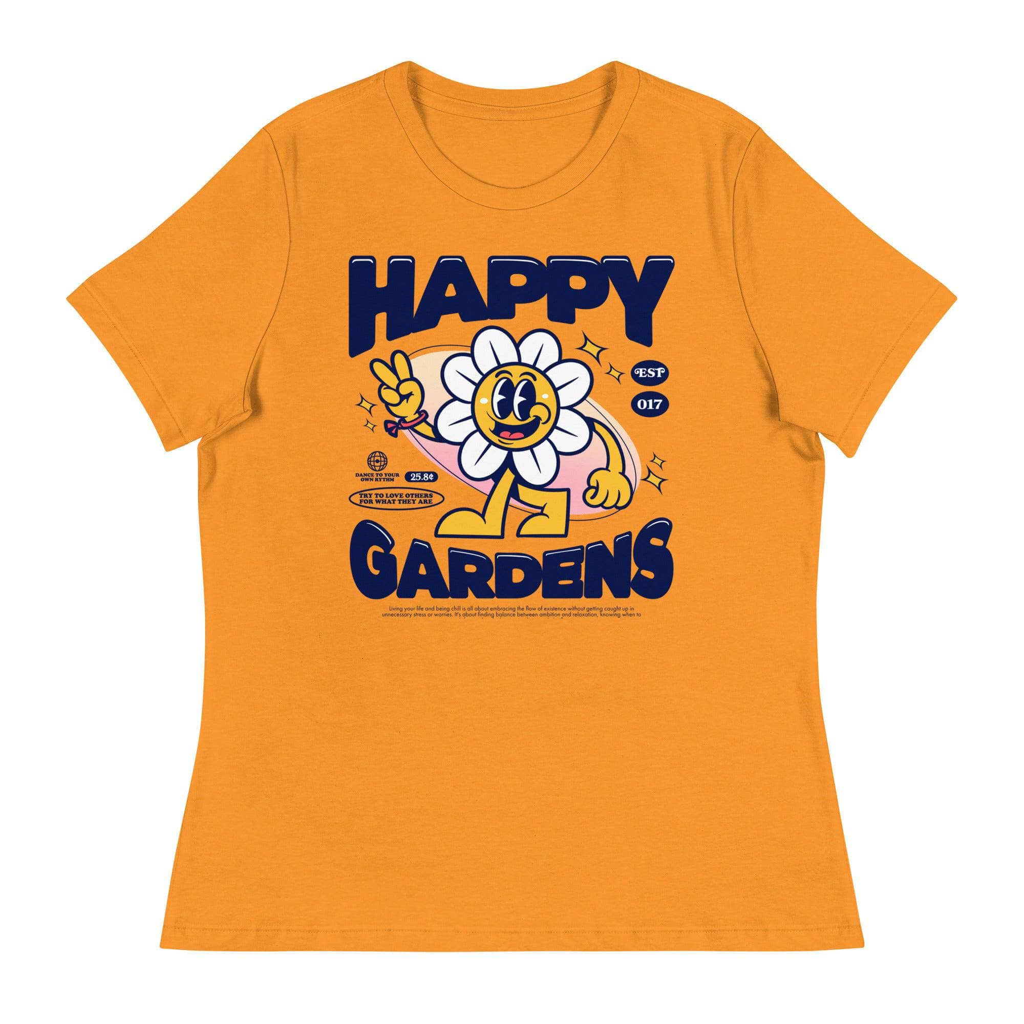 Happy Gardens Graphic T-Shirt - Comfortable Cotton Tee for Men & Women - Perfect for Casual Wear, Outdoors & Gardening