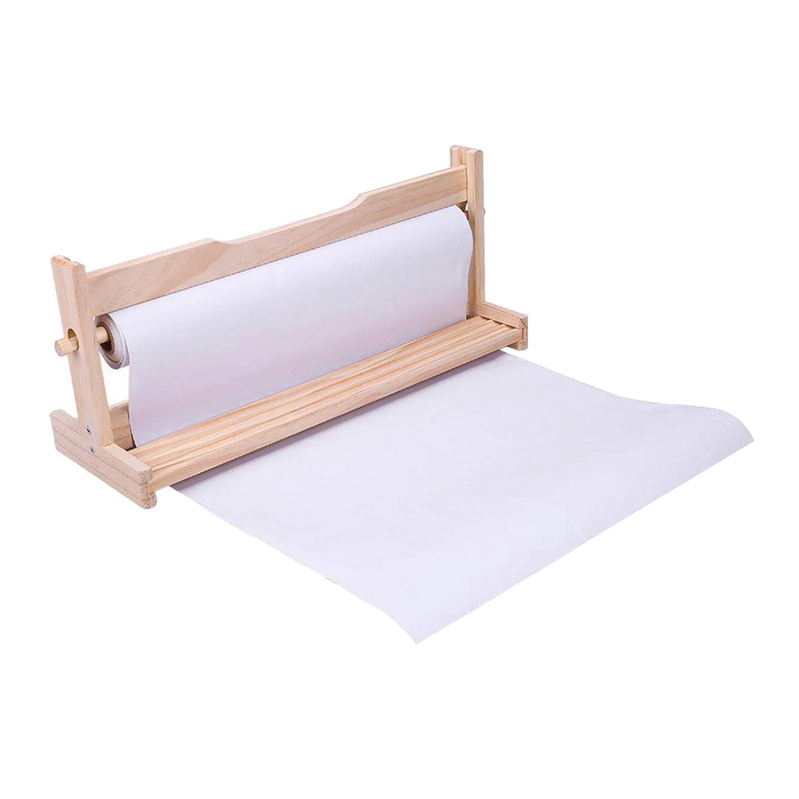 2-Pack Paper Dispenser Stand with Easel Roll - Kids Art Supplies for Watercolor, Acrylic & Oil Painting | Perfect for DIY Crafts, Classroom Projects & Home Art Studios