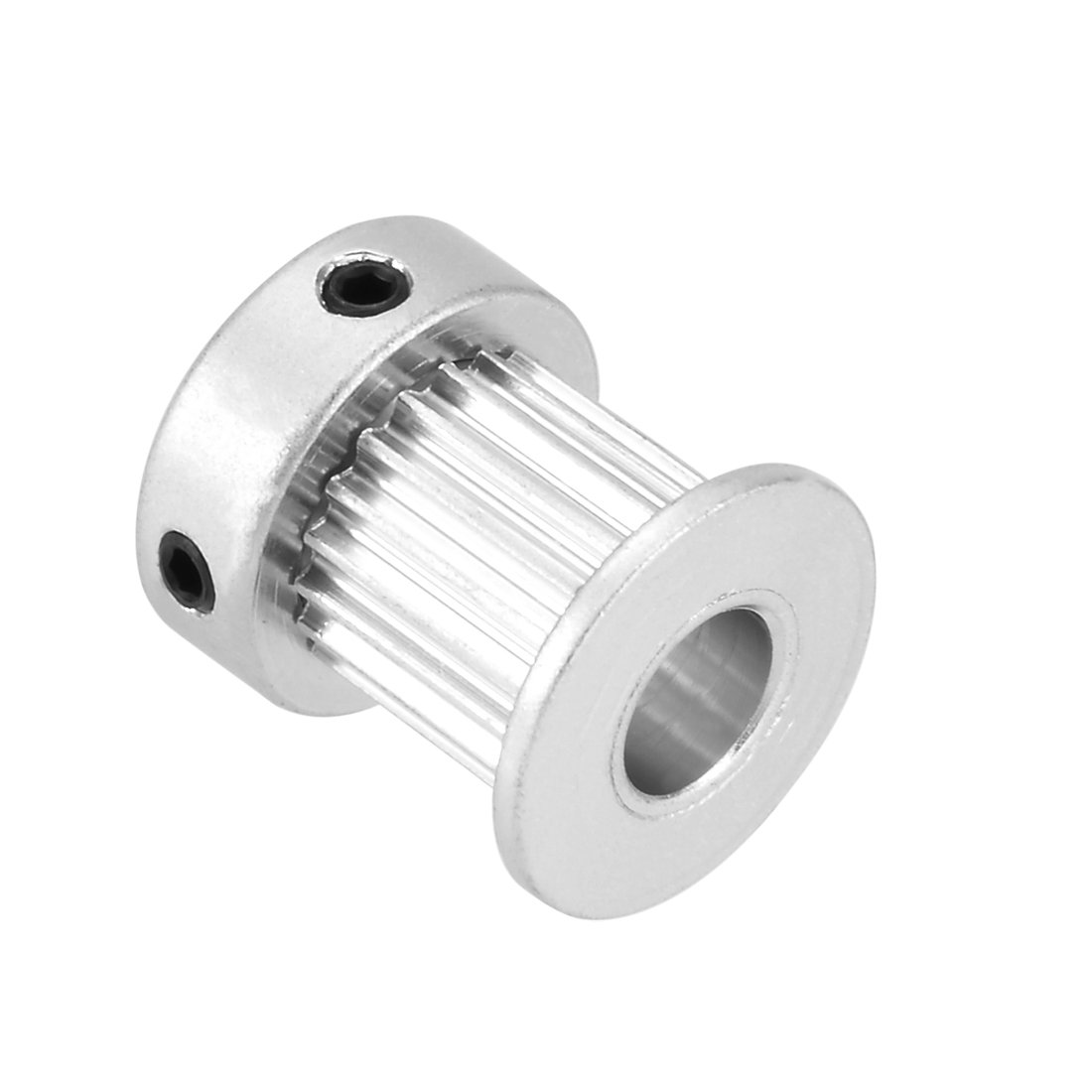uxcell Aluminum 20 Teeth 6.35mm Bore 5mm Pitch Timing Belt Pulley for 3D Printer - High Precision CNC Machined Part for DIY 3D Printing, Robotics, and Automation Projects