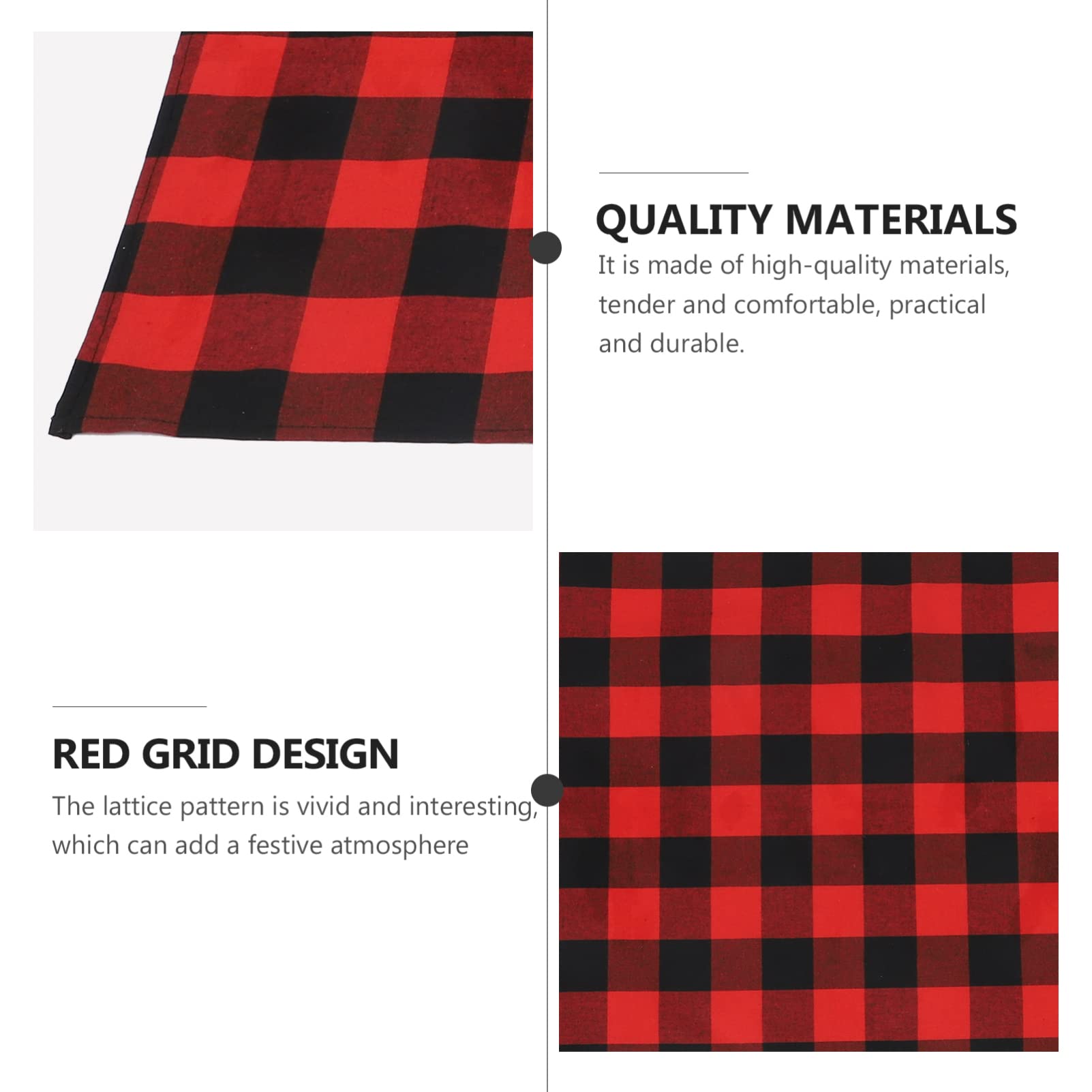 Hemoton 2 Pack Checkered Dish Towels - Super Absorbent Kitchen Cleaning Cloths for Washing Dishes, Drying Hands & Counter Cleaning - Soft & Durable Anti-Scald Dishwashing Towels for Kitchen & Household Use