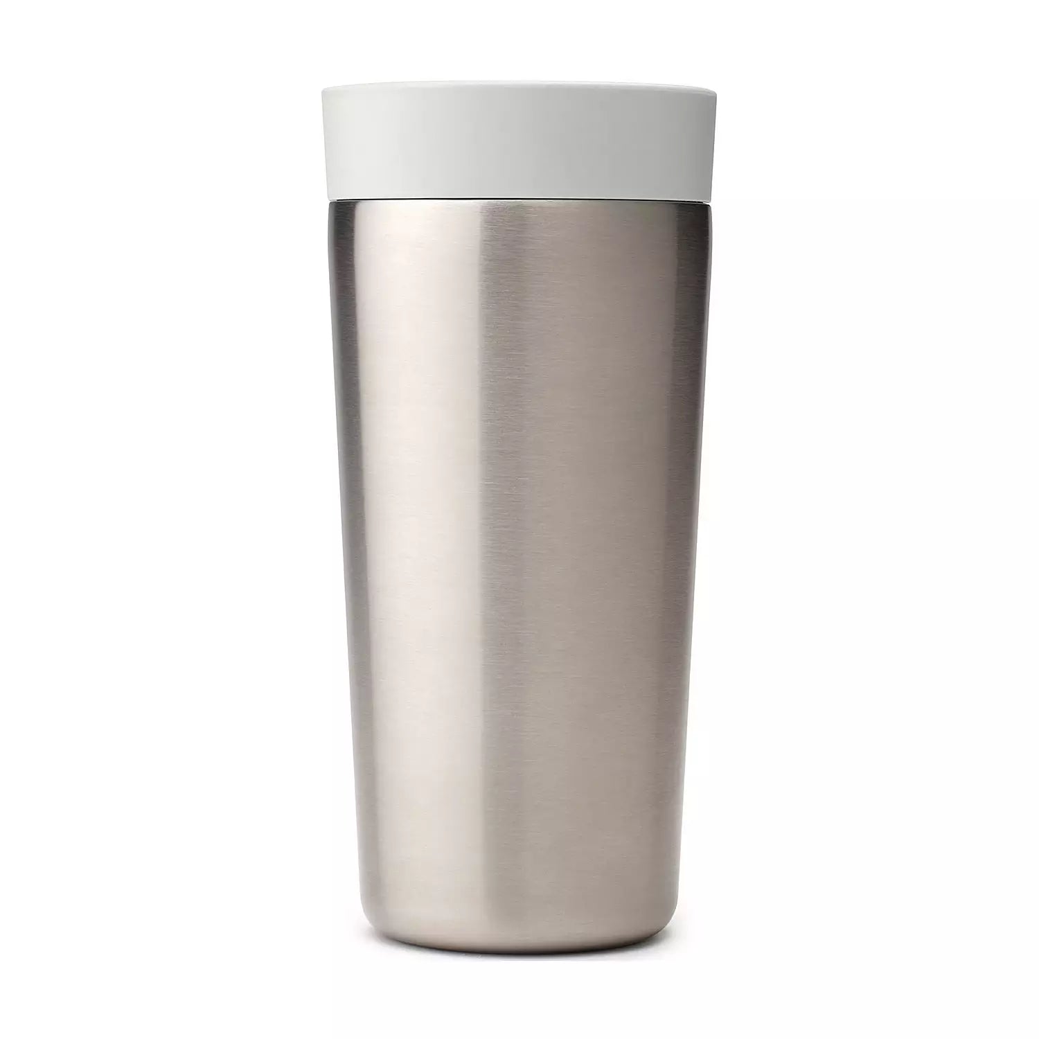 Insulated Stainless Steel Tumbler Cup - 12oz (0.36L) Medium Size, Light Grey - Perfect for Coffee, Tea & Cold Drinks at Home, Office or Travel