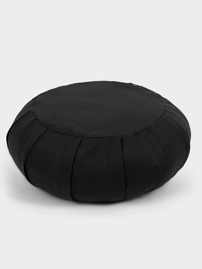 Organic Buckwheat Zafu Meditation Cushion - Round Yoga Pillow for Comfortable Seating, Posture Support & Zen Practice - Perfect for Home, Studio & Meditation Spaces