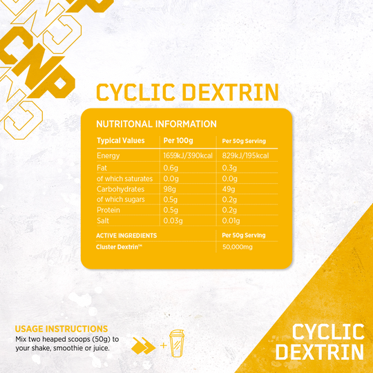 CNP Professional Pro Cyclic Dextrin Powder 1kg - Premium Workout Supplement for Athletes & Bodybuilders - Pre/Post Workout Recovery & Energy Boost