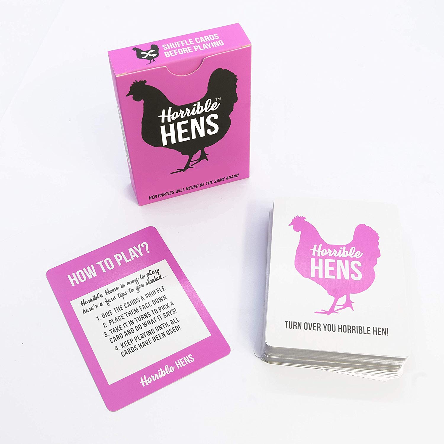 Horrible Hens - Ultimate Hen Party Game with Forfeit Dares | Fun Bachelorette Party Challenge for Bridal Showers & Girls Night Out