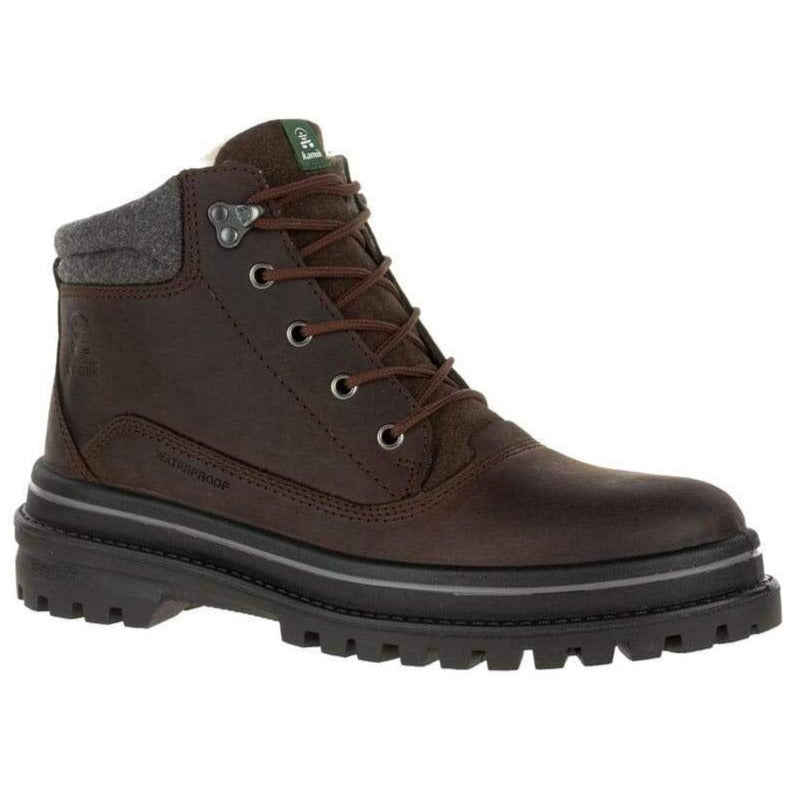KAMIK TYSON MID Men's Waterproof Winter Boots - Chocolate Brown | Final Sale | Hiking, Snow & Outdoor Activities