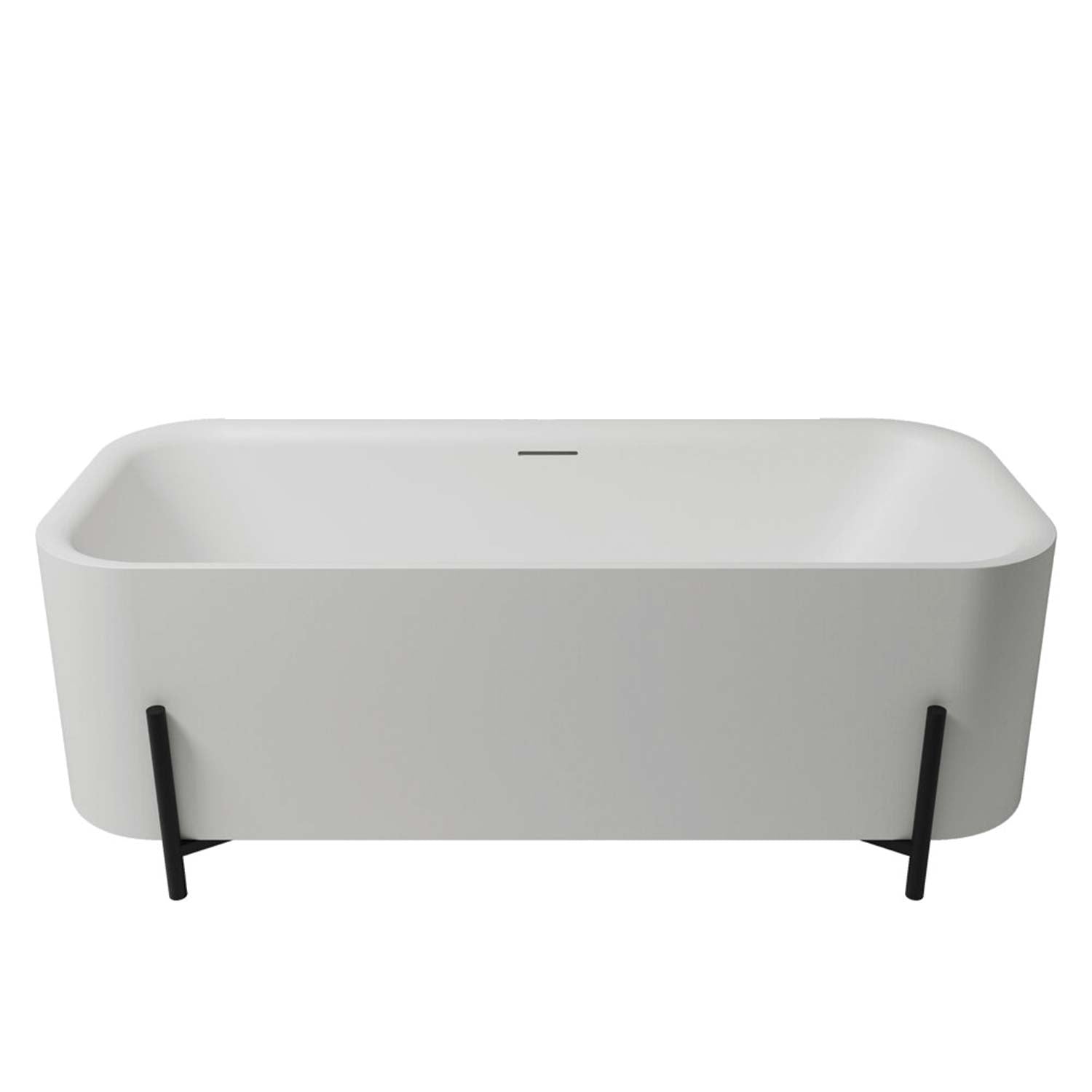 DAX AURA Matte Finish Bathtub 67 x 32 Inches - Non-Slip Bath Mat for Shower & Tub Safety, Luxury Spa Bathroom Decor