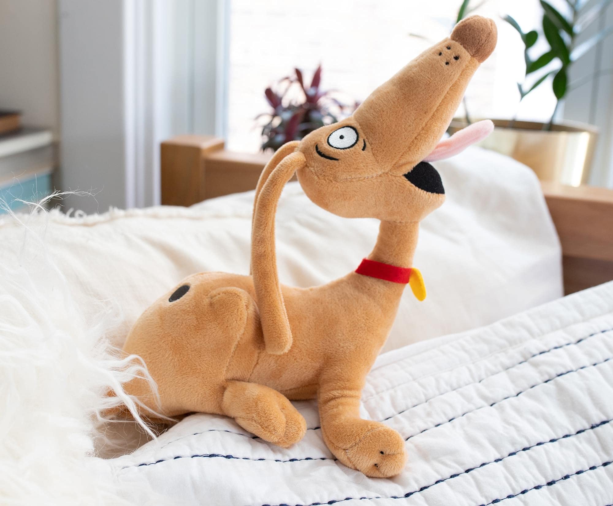 Nickelodeon Rugrats Spike 12-Inch Plush Toy - Soft Brown Stuffed Animal Dog, Cute Cartoon Character Collectible Gift for Kids & Fans | Perfect for Bedroom Decor, Nursery Accessories, Birthday Presents & TV Show Memorabilia
