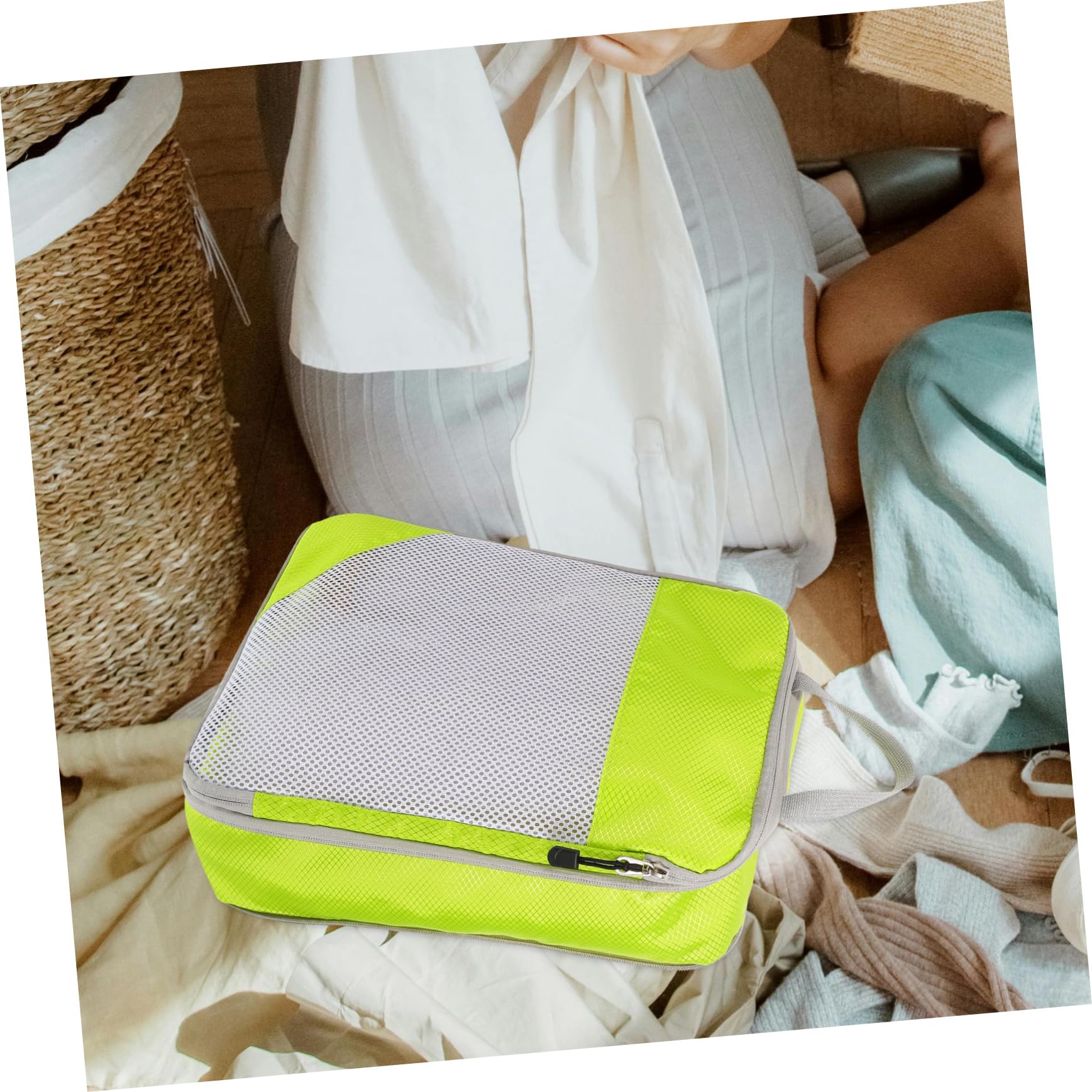 4-Piece Travel Compression Packing Cubes Set - Space-Saving Luggage Organizer for Suitcases & Backpacks | Perfect for Vacations, Business Trips & Camping Gear Organization