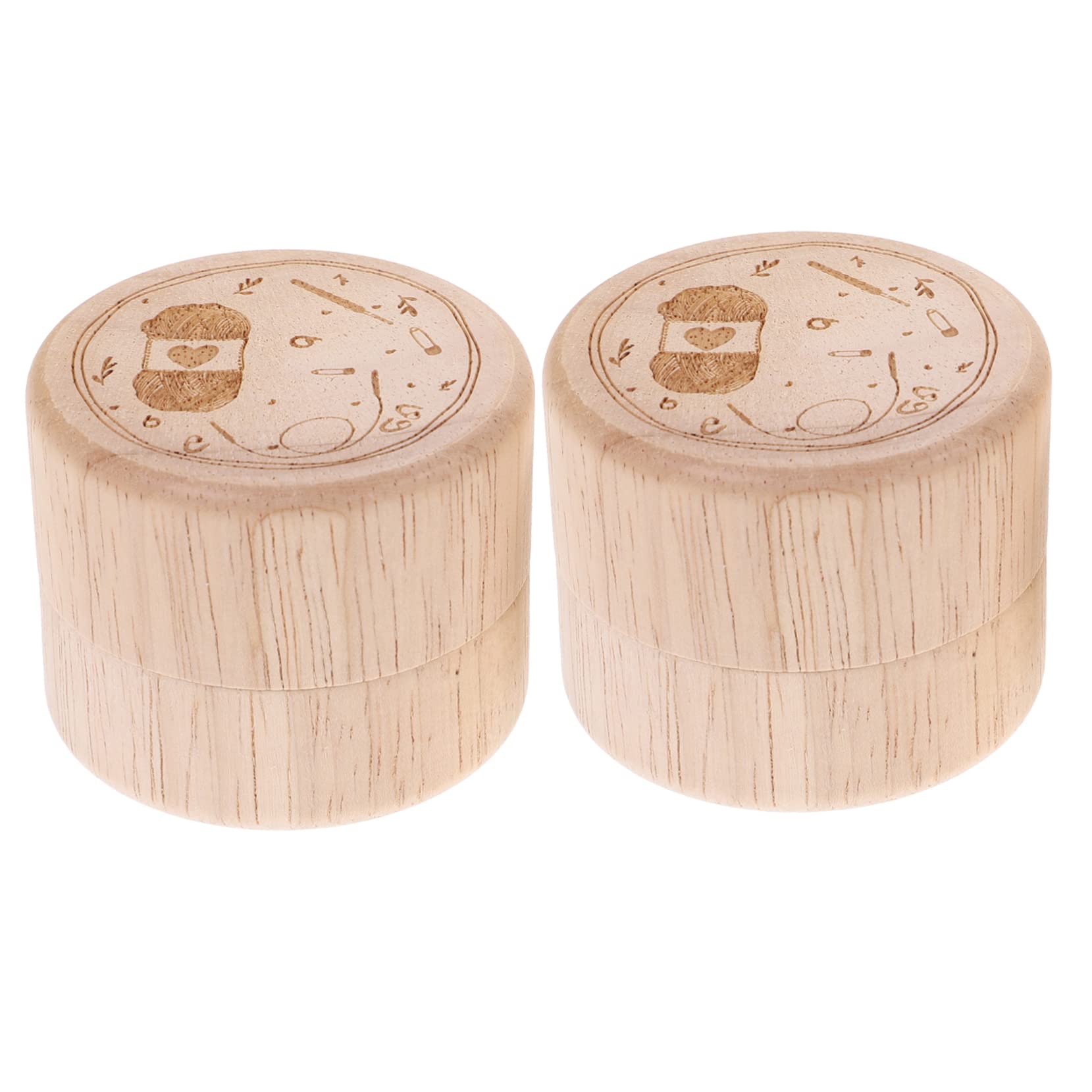 6 Pcs Wooden Teeth Storage Box - Tooth Organizer & Memorial Case for Baby Teeth, Keepsakes, and Dental Souvenirs - Perfect for Parents, Dentists, and Memory Preservation