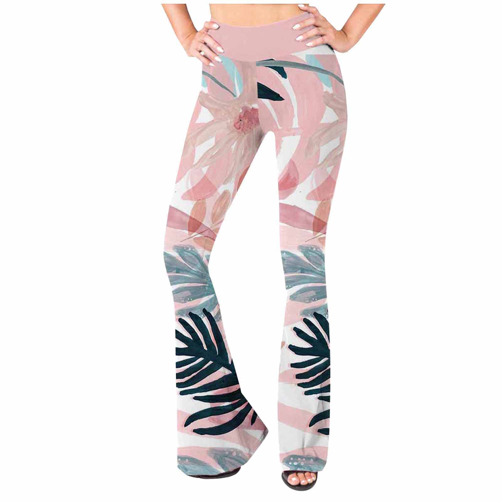 Vifucz Women's High Waisted Leggings - Tummy Control Sheer Flare Pants for Office & Work | Summer & Fall Fashion | Comfortable Stretchy Yoga Pants for Casual Wear, Running & Daily Outfits