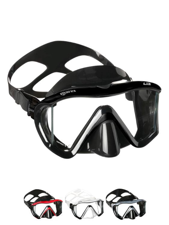 Mares I3 Scuba Diving Mask - Comfortable & Anti-Fog Snorkeling Gear for Adults - Perfect for Ocean, Pool & Freediving Adventures