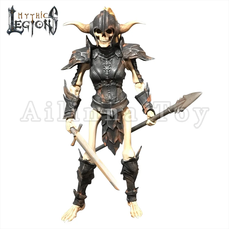 Mythic Legions 1/12 Scale 6-Inch Skeleton Soldier Action Figure - Advent of Decay Series by Four Horsemen Studios | Collectible Fantasy Warrior for Display & Role-Playing Battles