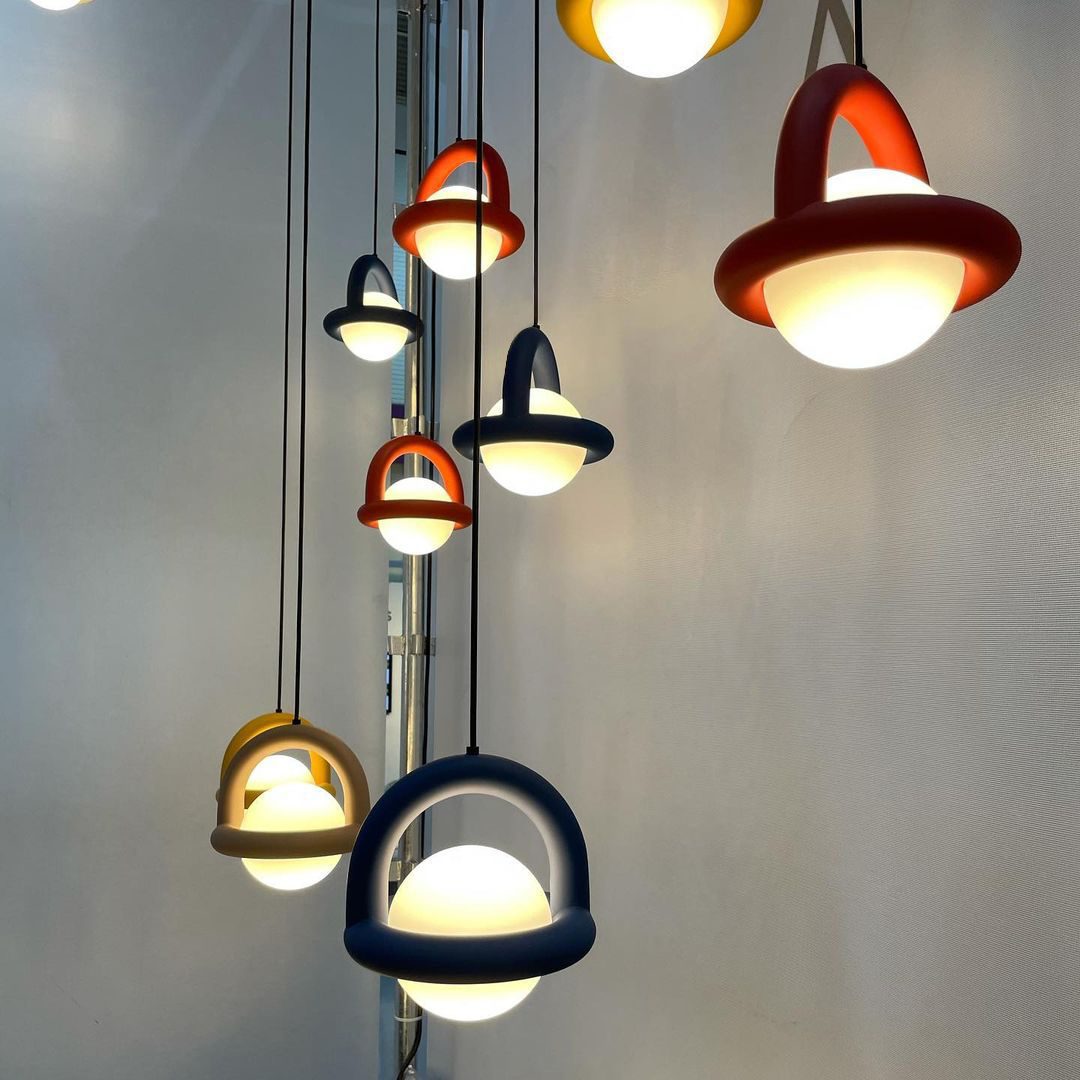 Modern Art Balloon Acrylic Pendant Light - Elegant Ceiling Lamp for Living Room, Bedroom & Dining Room Decor