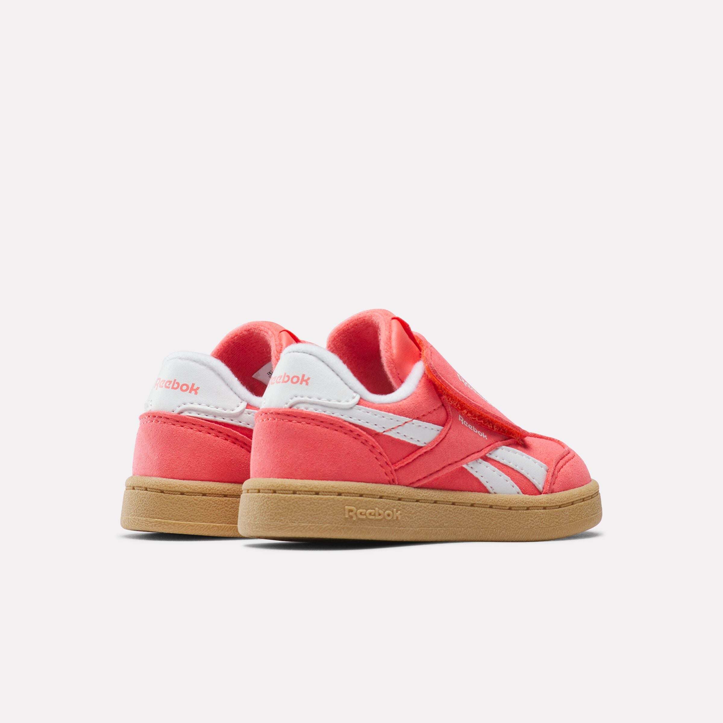 Reebok Smash Edge Hook & Loop Sneakers - Women's Sunset Coral/Electric Amber/Gum Training Shoes for Gym, Running & Casual Wear