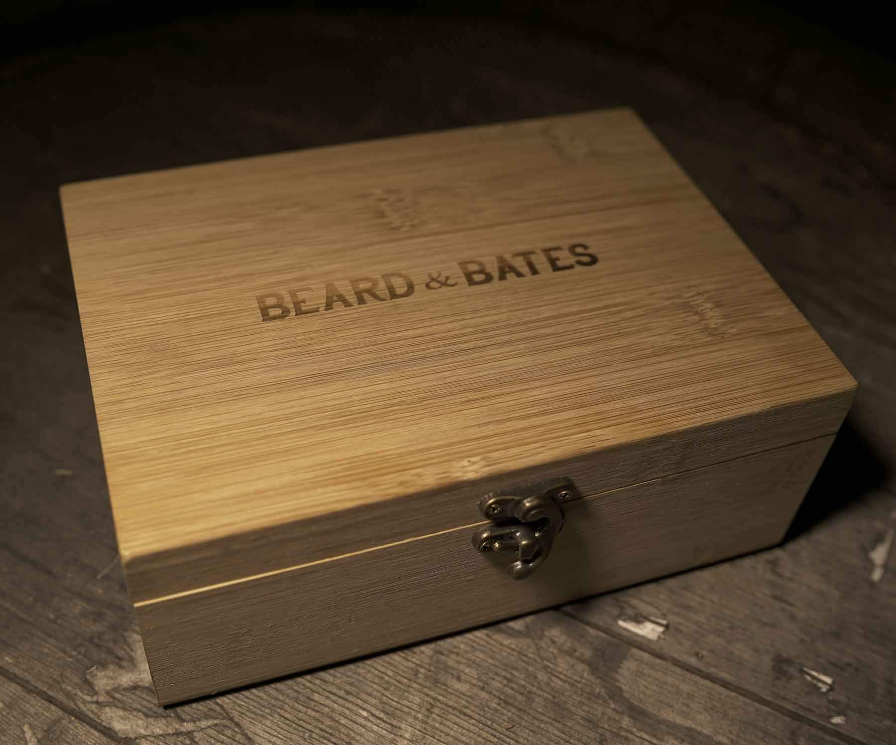 Ultimate Beard Grooming Kit for Men - Premium Organic Beard Oil & Balm, Boar Bristle Brush, Luxury Folding Comb, Engraved Leather Pouch, Handmade Scissors with Scabbard in Wooden Gift Box - Perfect for Daily Care & Grooming Routine