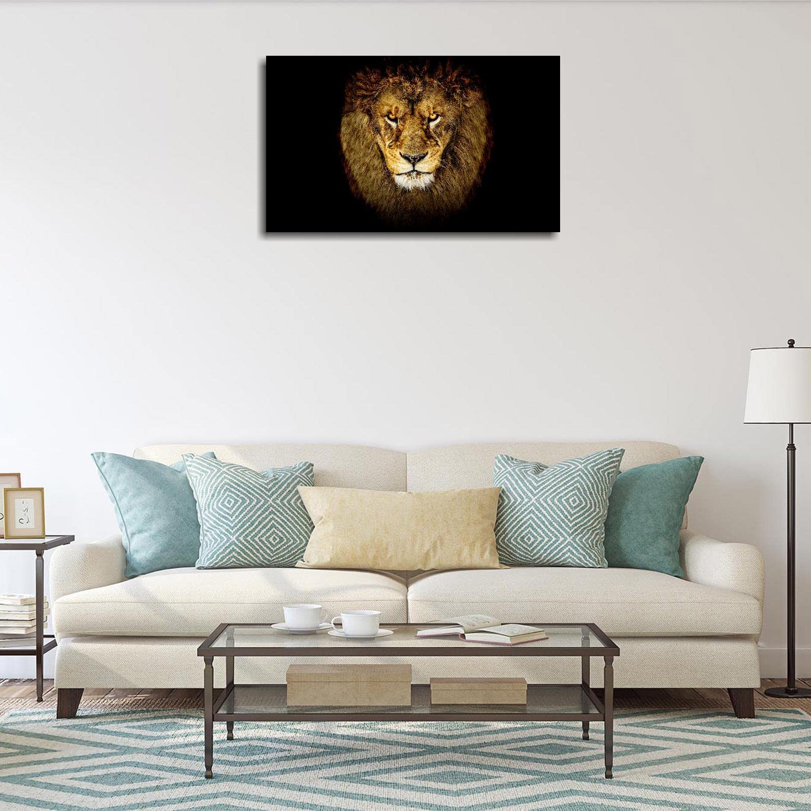 Lion Canvas Wall Art - 42
