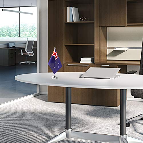 Australia Flag - 12x18 Inch Small Mini Australian Desk & Table Flags for Home, Office, Party Decorations - Perfect for World Cup, Olympics, National Day Celebrations & Patriotic Displays