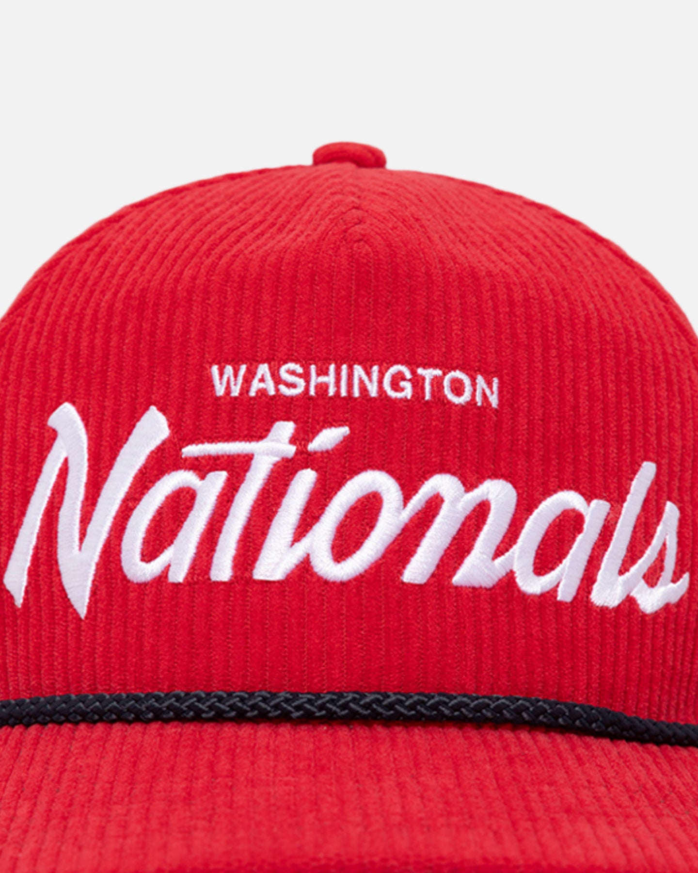 47 Brand Washington Nationals MLB Opening Day Snapback Hat - Adjustable Crossrope Hitch Design in Red - Perfect for Baseball Games, Fan Gear, and Casual Streetwear