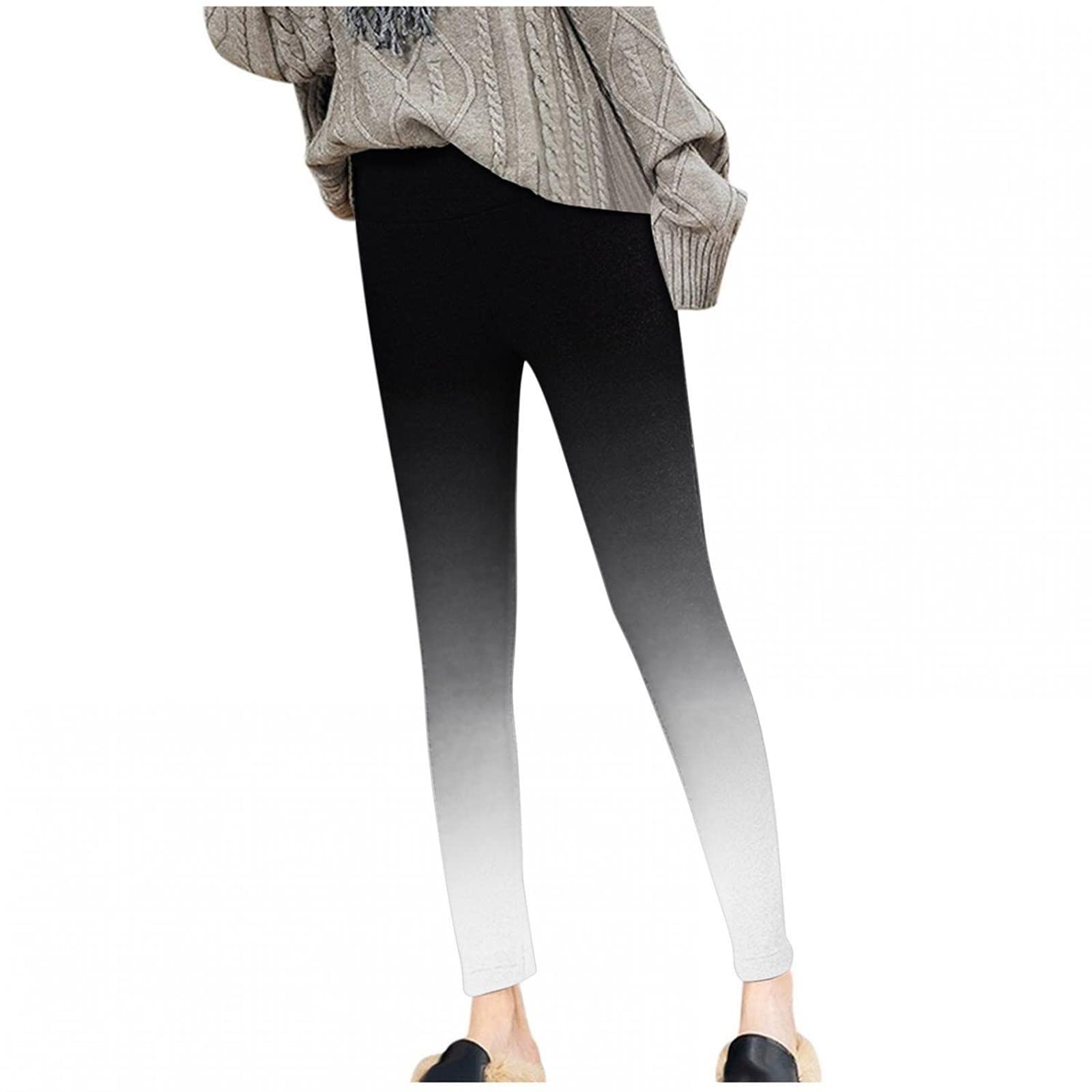 Women's High Waisted Fleece Leggings - Thermal Winter Workout Pants with Butt Lifting Design for Yoga, Running & Cold Weather - Christmas Gift Idea for Her