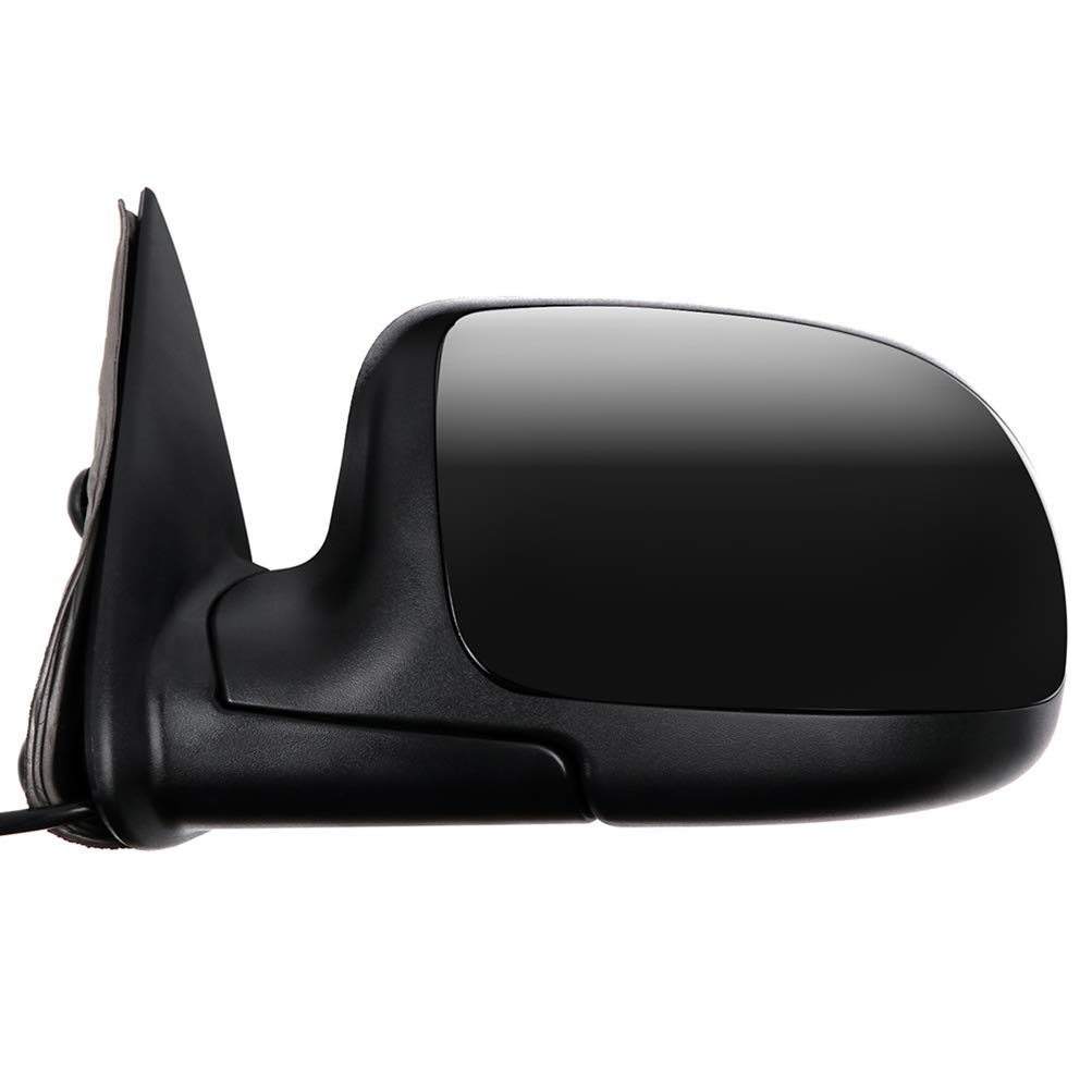 Heated Power-Adjustable Manual Folding Side View Mirrors for 2000-2002 Chevy Avalanche 1500/2500 & Suburban 1500/2500 - Left & Right Exterior Replacement Mirrors - Perfect for Winter Driving & Enhanced Visibility