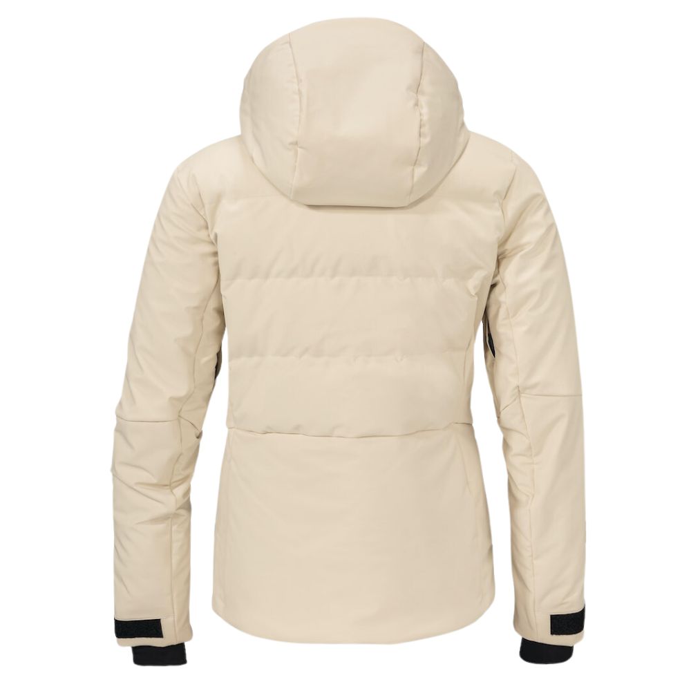 Schoffel Women's Misurina Down Ski Jacket - Smokey Sands - Warm & Waterproof Winter Coat for Skiing, Snowboarding & Outdoor Adventures