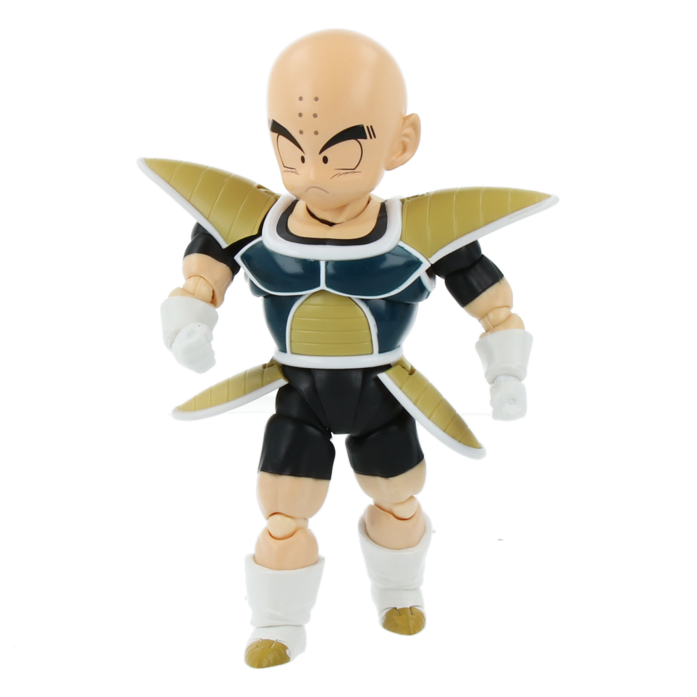 S.H Figuarts Krillin Battle Clothes Action Figure - Dragon Ball Z Collectible Toy for Display & Anime Fans