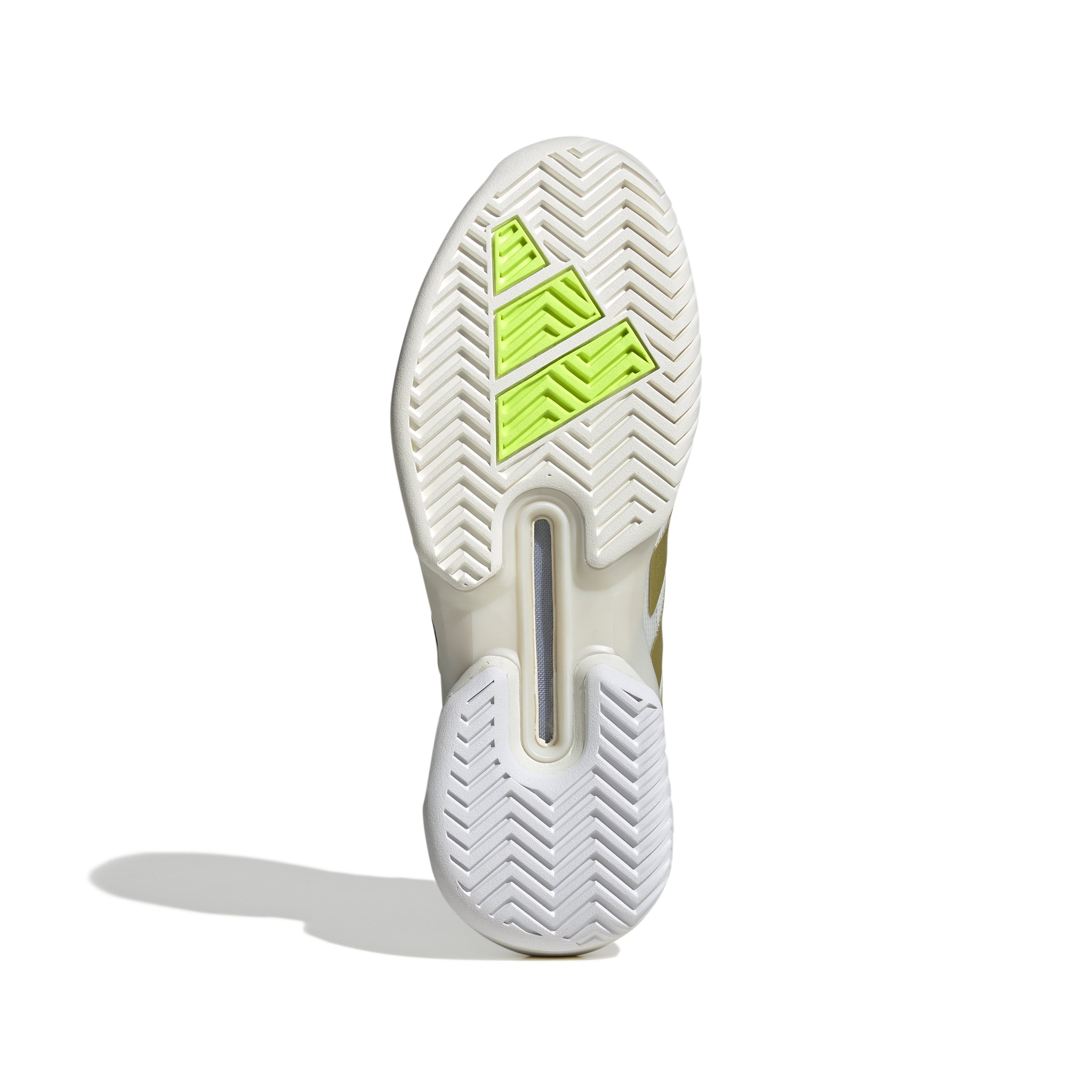 Adidas Adizero Ubersonic 5 Men's Tennis Shoes - White/Gold/Green | Lightweight Performance Court Shoes for Competitive Play & Training | Perfect for Hard Court Matches & Daily Practice