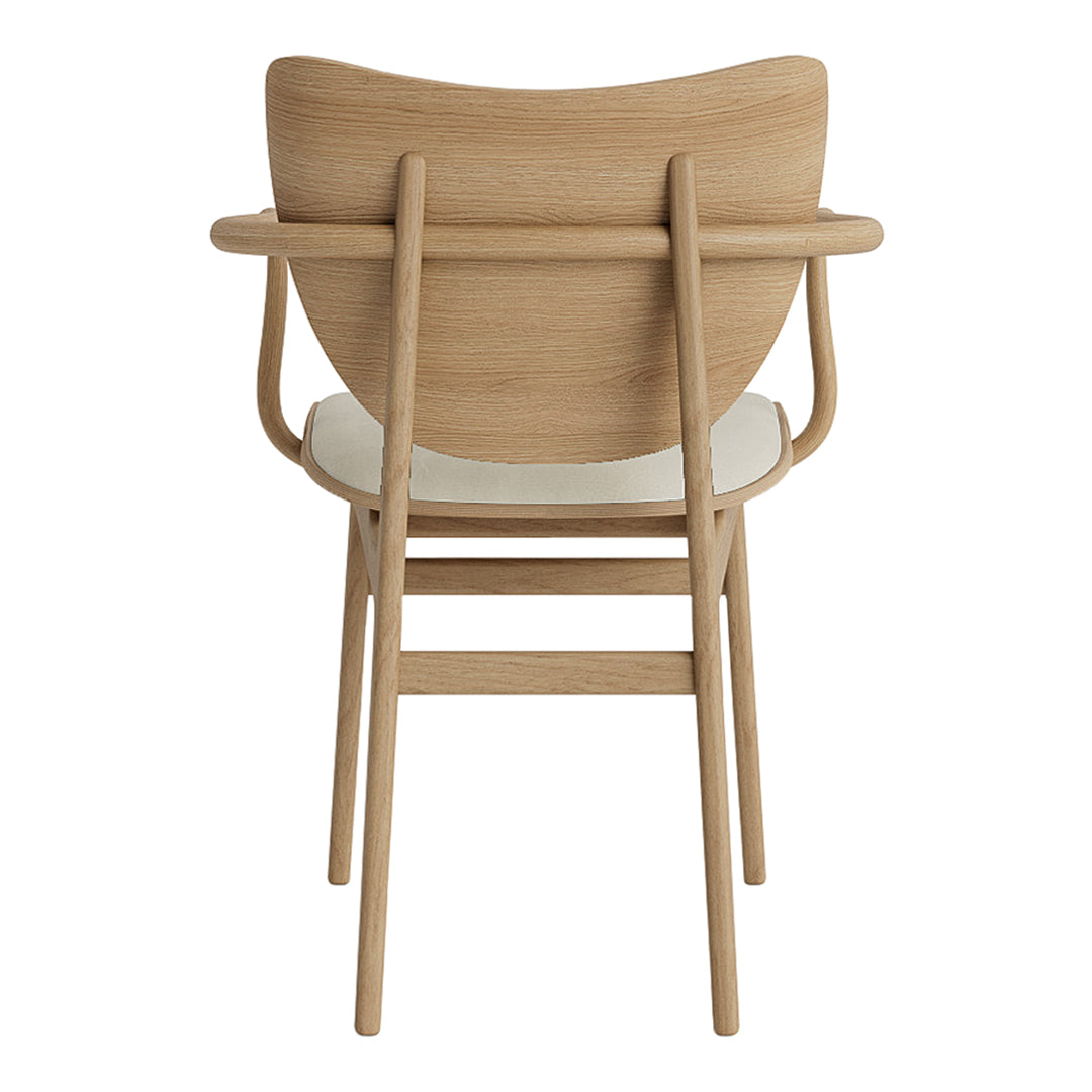 Premium Elephant Dining Armchair - Modern Upholstered Accent Chair for Dining Room, Living Room & Office - Comfortable & Stylish Home Decor Furniture