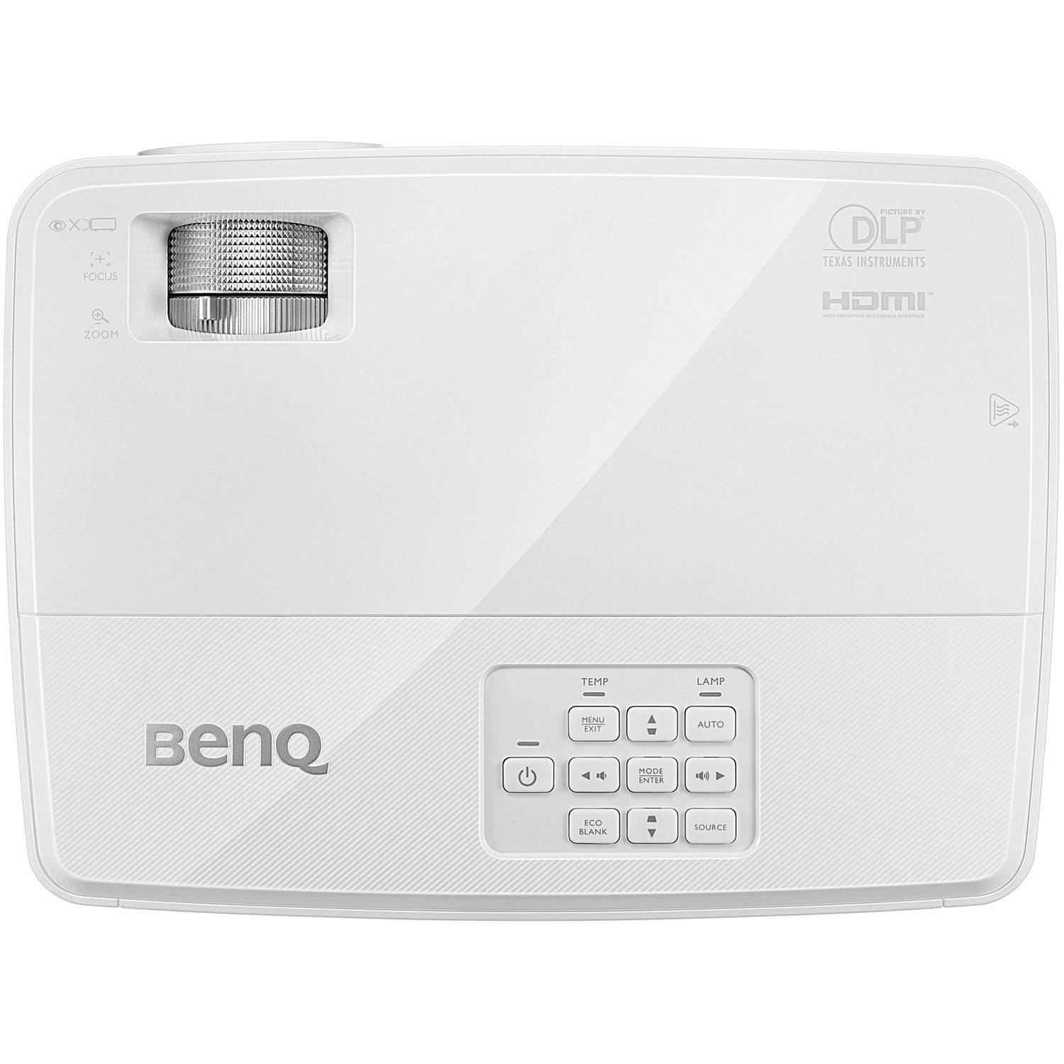 BenQ MW529E 3300 Lumen WXGA DLP Projector - Home Theater & Business Presentations | HD Projector for Movies, Gaming & Office Use