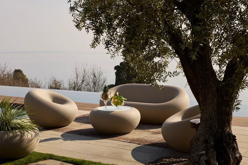 Qeeboo Nami Sofa - Modern Wave-Shaped Design, Comfortable Living Room Furniture for Home & Office Decor