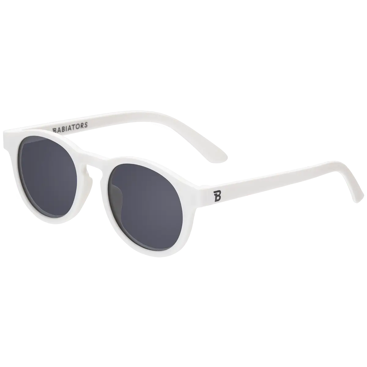 Wicked White Keyhole Kids Sunglasses - UV Protection, Polarized, Lightweight & Durable for Outdoor Play, Beach, and Sports Activities