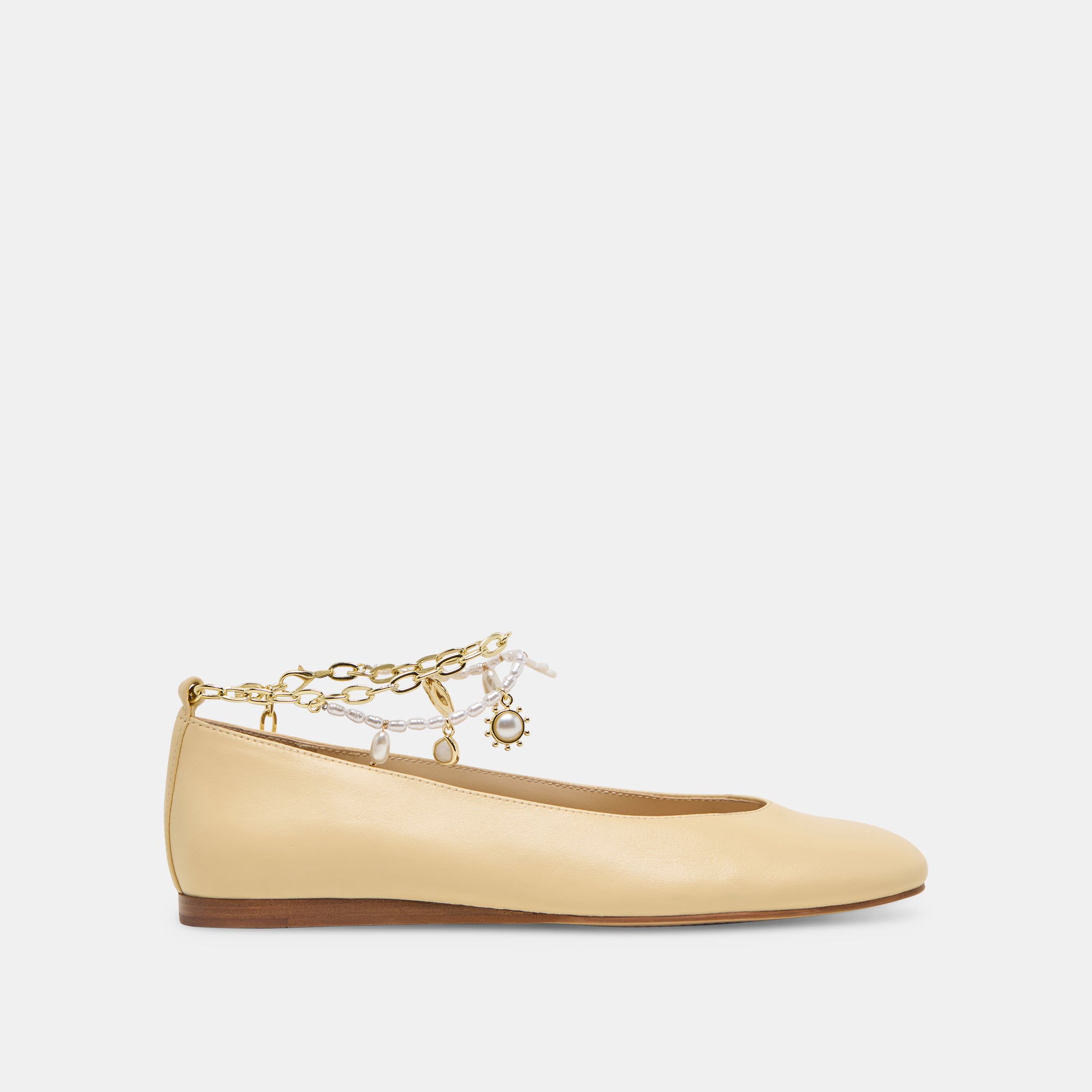 Baiden Ballet Flats - Warm Natural Leather Women's Shoes for Comfort & Style | Perfect for Work, Travel & Casual Wear
