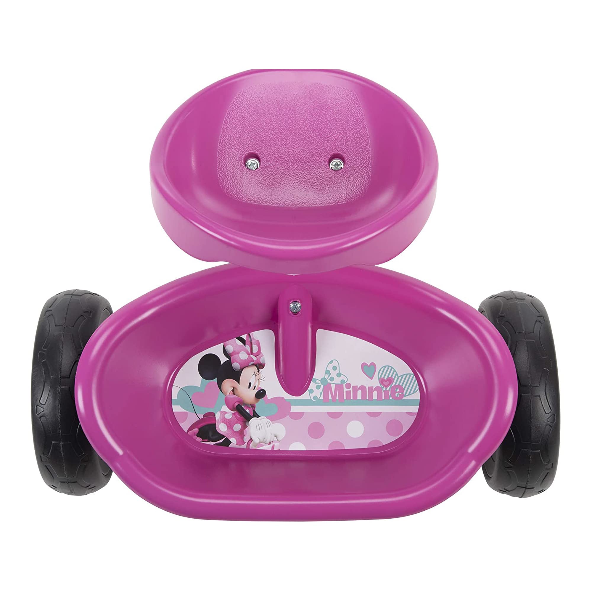 **Huffy Disney Minnie Mouse Girls Tricycle for Toddlers Ages 3-5 – Pink Handlebar Bow, Storage Basket for Snacks & Toys, Durable & Safe – Perfect for Outdoor Play, Birthday Gifts & Disney Fans**