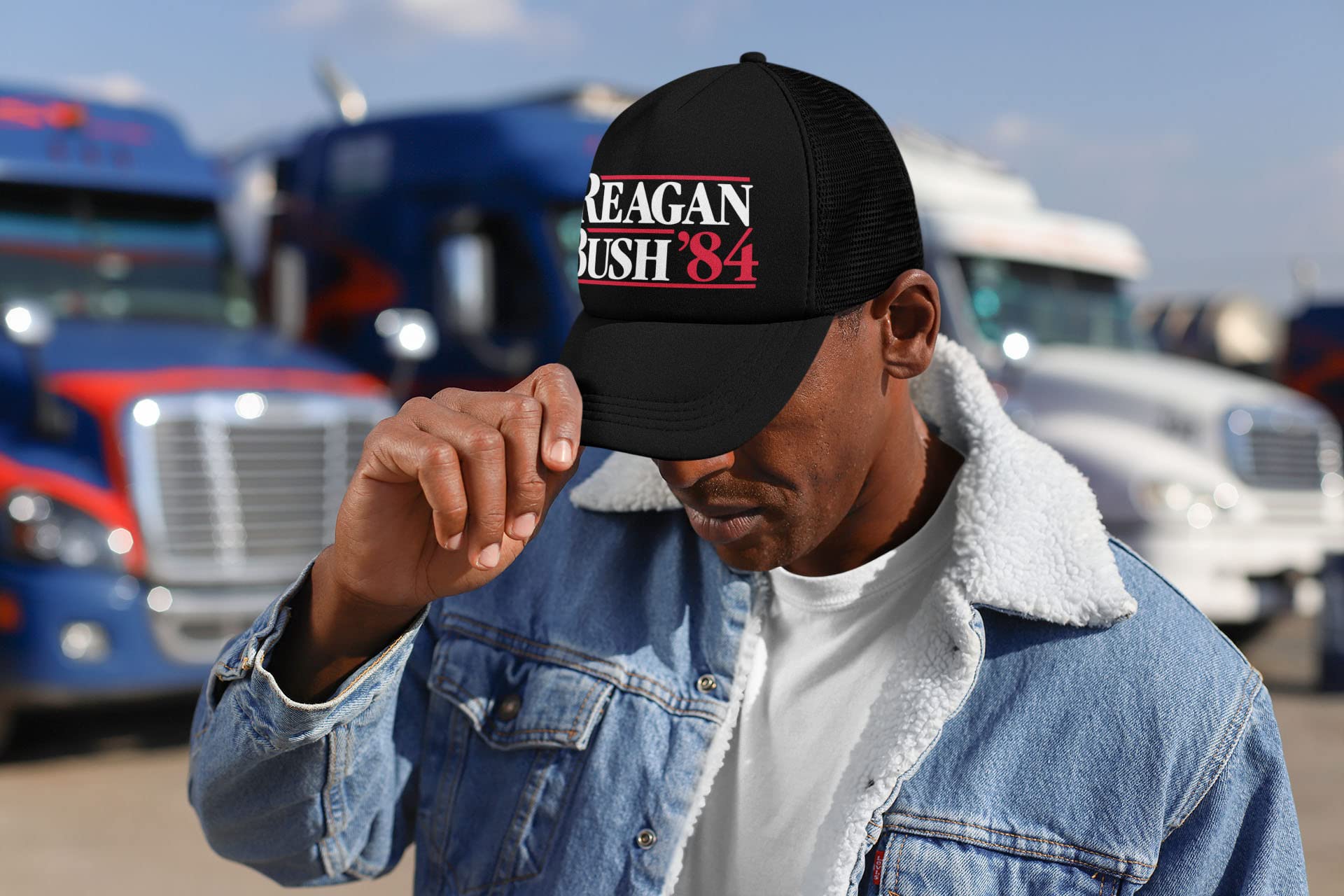 Marijuana Leaf Men's Mesh Back Trucker Hat - Breathable Baseball Cap for Cannabis Enthusiasts - Perfect for Outdoor Events, Festivals & Casual Wear