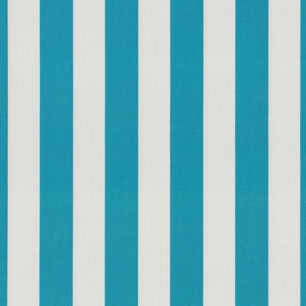 Premium Tufted Stripe Indoor/Outdoor Sofa Bench Swing Cushion - Weather & Fade Resistant with Secure Ties - 18