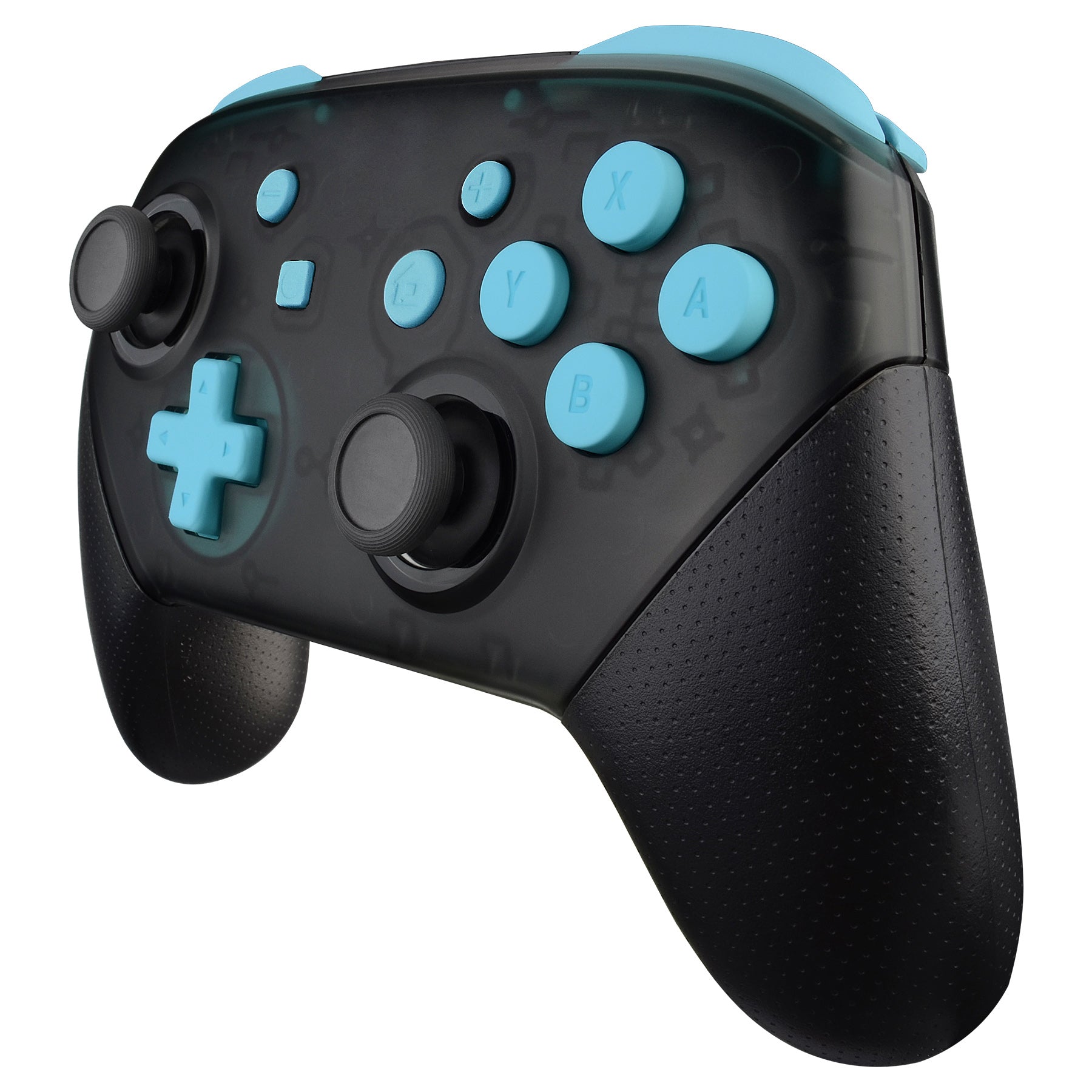 eXtremeRate DIY Replacement Full Set Buttons for Nintendo Switch Pro Controller - Heaven Blue (KRP308) | Customize Your Gaming Experience | Perfect for Switch Pro Controller Repair & Modding