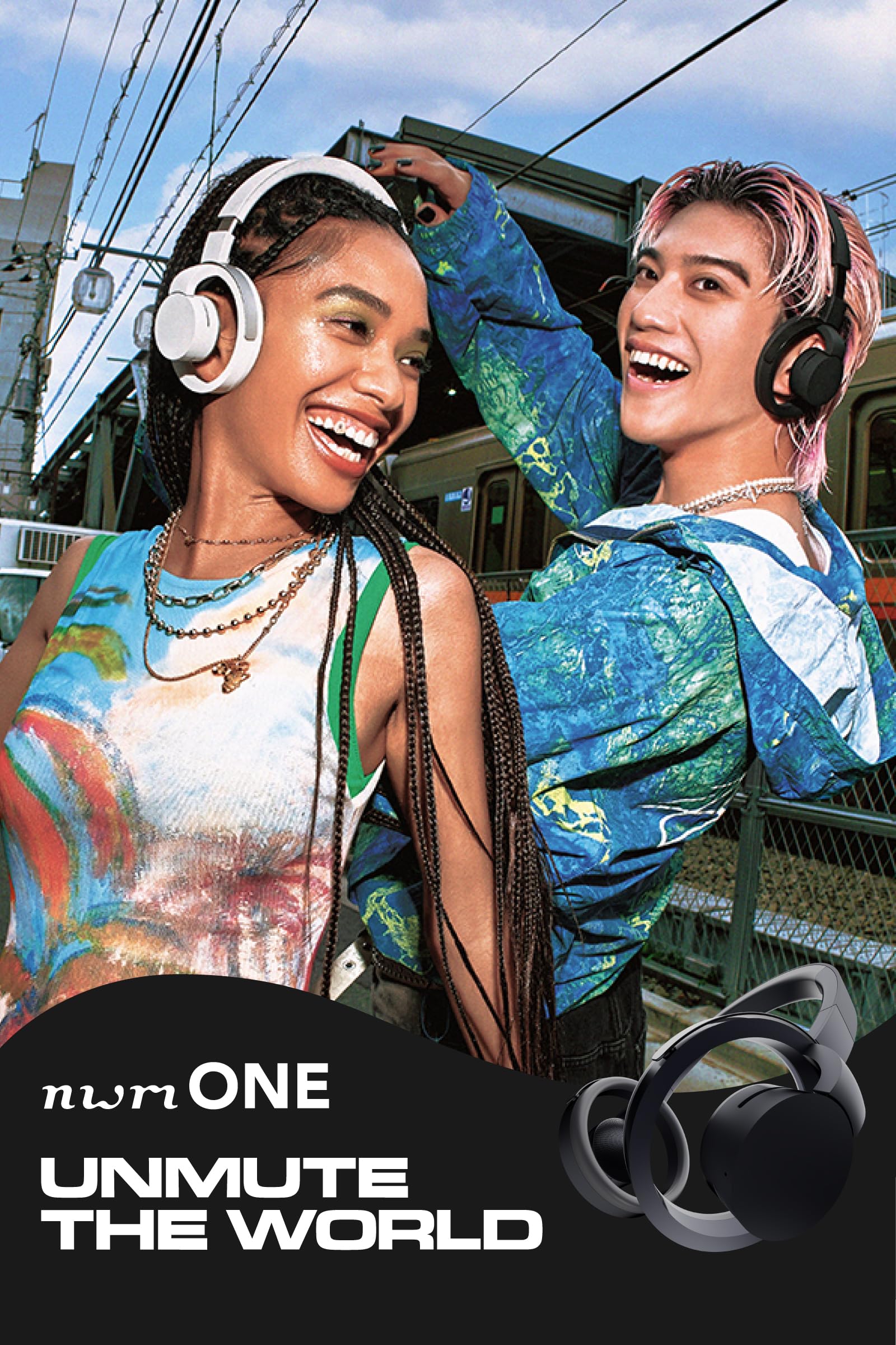 NWM ONE Wireless Open-Ear Headphones with PSZ Technology - No Sound Leakage Bluetooth 5.3 Headset | Bone Conduction Alternative | 20H Battery Life | Multipoint Connection | Built-in Mic | Dark Gray | Perfect for Running, Cycling & Office Work
