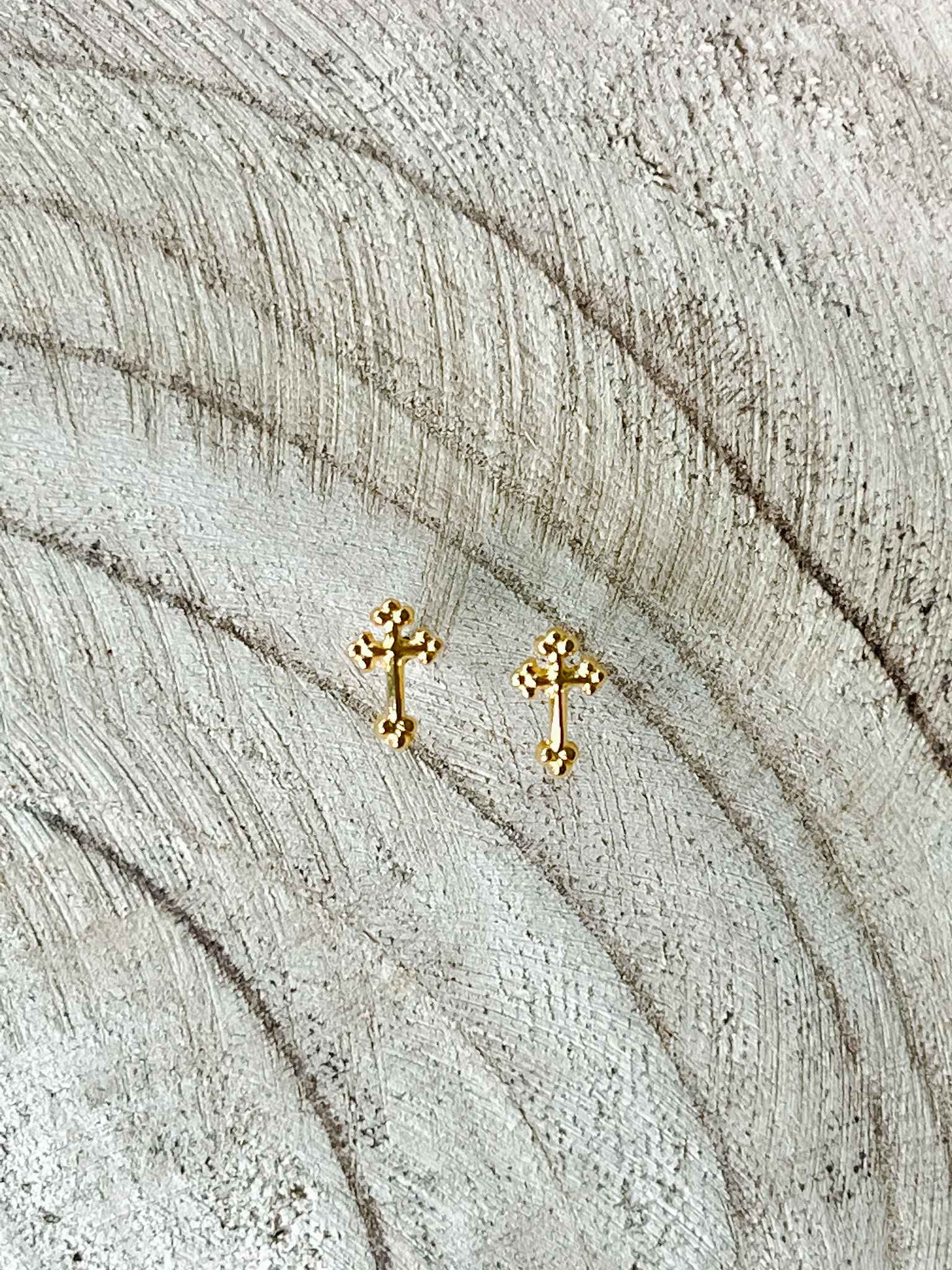 Stylish Cross Stud Earrings for Women - Hypoallergenic Stainless Steel Religious Jewelry - Perfect for Church, Gifting & Everyday Wear