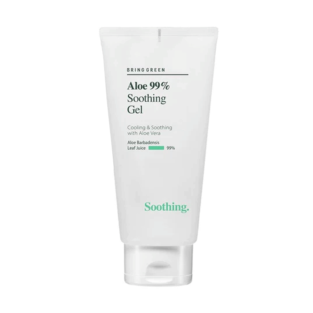 BRING GREEN 99% Aloe Vera Soothing Gel - 300ml for Sunburn Relief, Skin Hydration & After Sun Care - Perfect for Face, Body & Hair