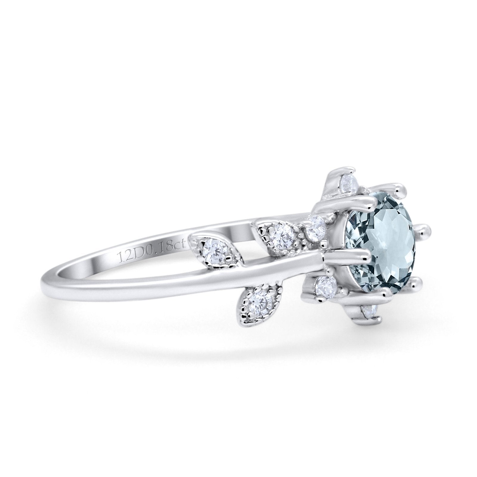 14K Gold Round G SI 1.02 Carat Diamond Engagement Ring for Women - Perfect for Proposals, Weddings & Anniversaries