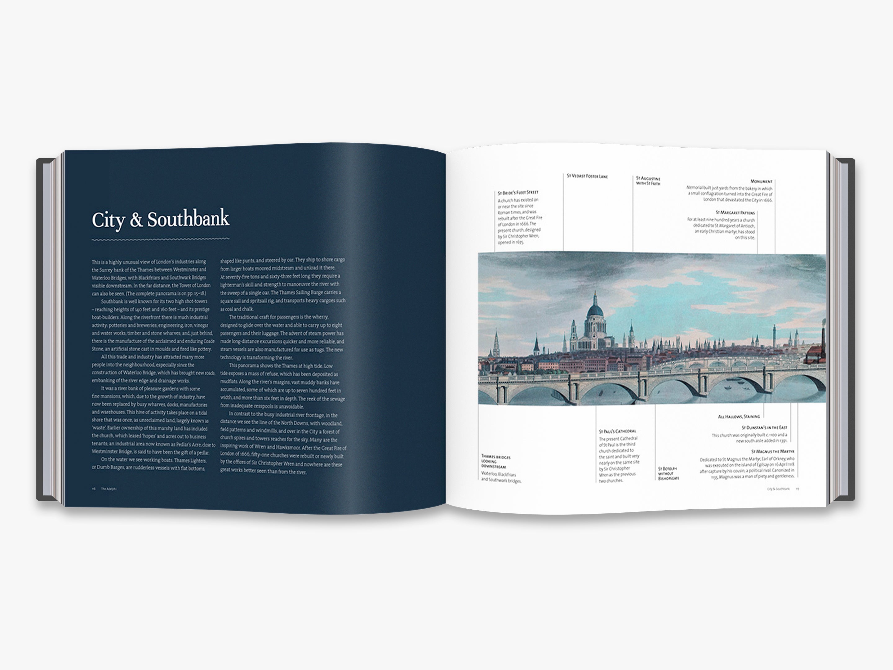 Stunning Panoramic View of the Thames River - Perfect for Home Decor, Office Wall Art & London Souvenirs