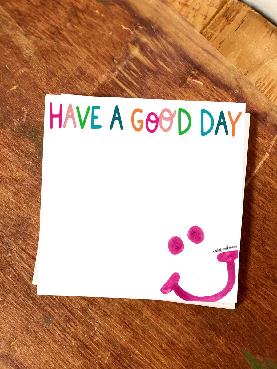 Have A Good Day Notepad - Motivational Writing Pad for Daily Journaling, To-Do Lists & Positive Affirmations - Perfect for Office, School & Home Use