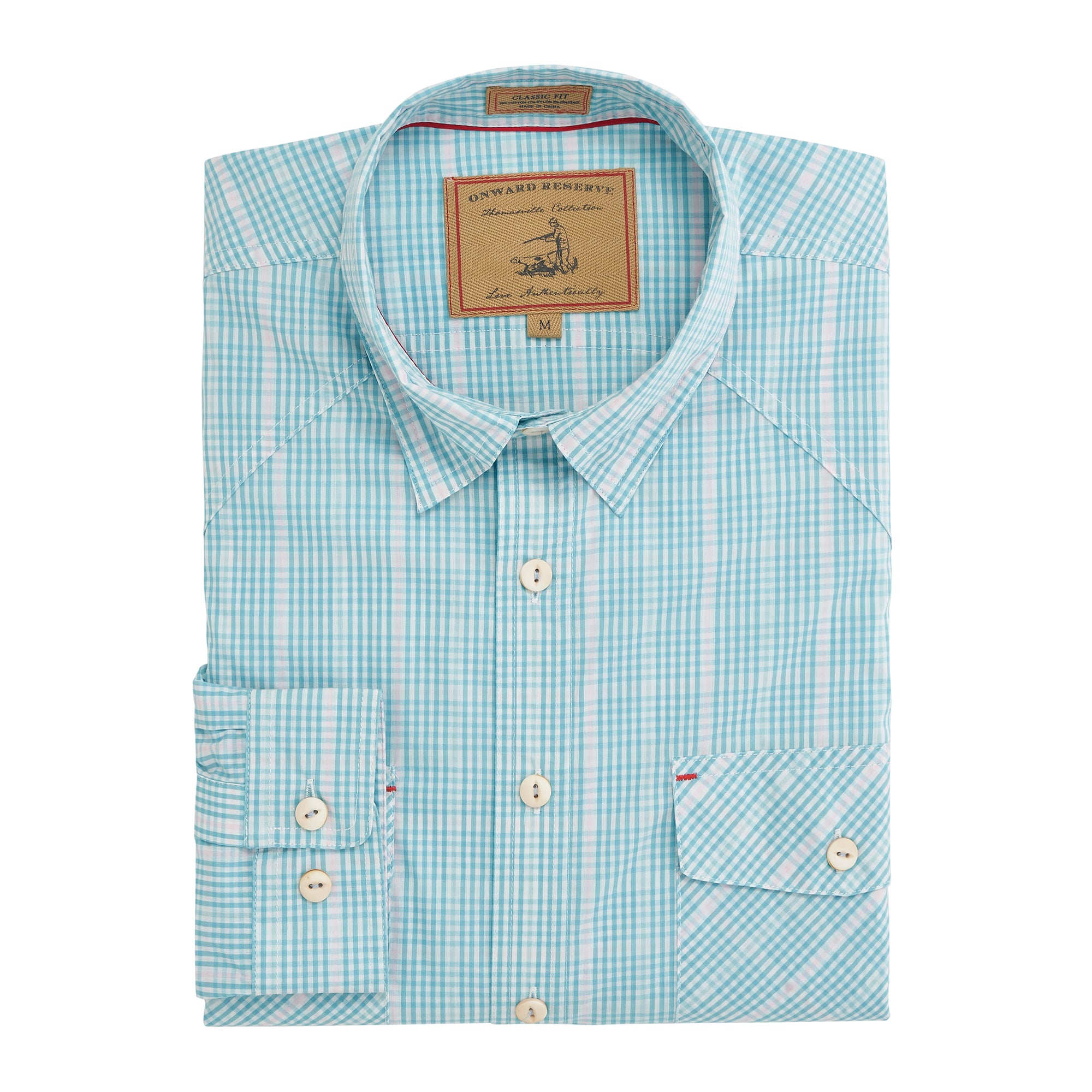 Samphire Waterfront Performance Fishing Shirt - UPF 50+ Sun Protection, Quick-Dry & Breathable for Men - Ideal for Saltwater Fishing, Boating & Outdoor Adventures
